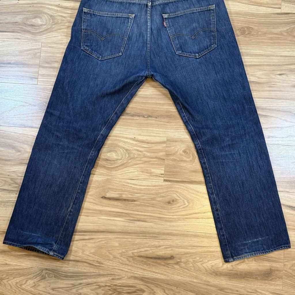 Levi's Levi’s 501 Men’s Jeans W36 L29 Button Fly Blue Straight Size US 36 / EU 52 - 9 Thumbnail