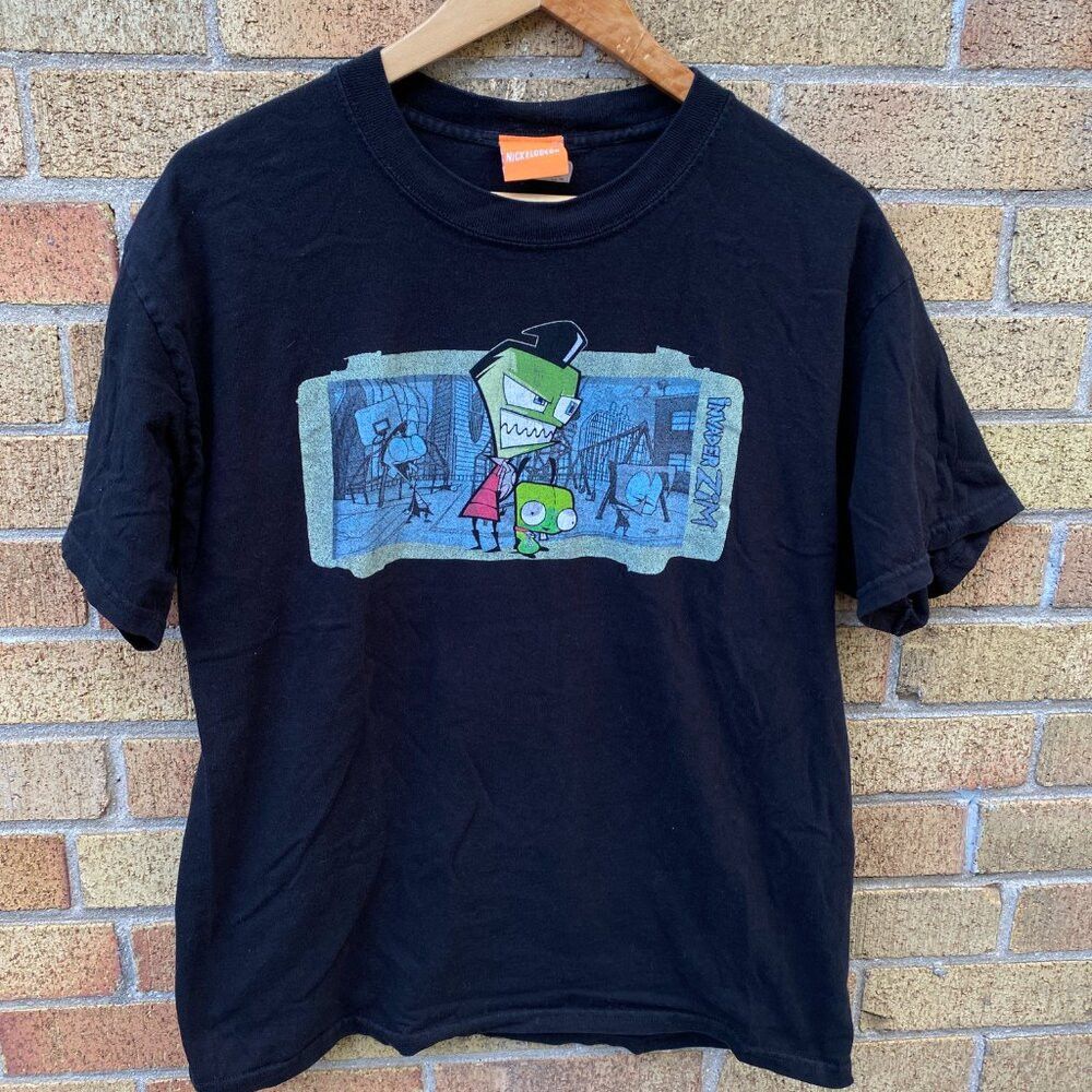 Nickelodeon × Vintage Vintage 2003 Nickelodeon Invader Zim TV Show Promo Shirt La Size US L / EU 52-54 / 3 - 5 Thumbnail