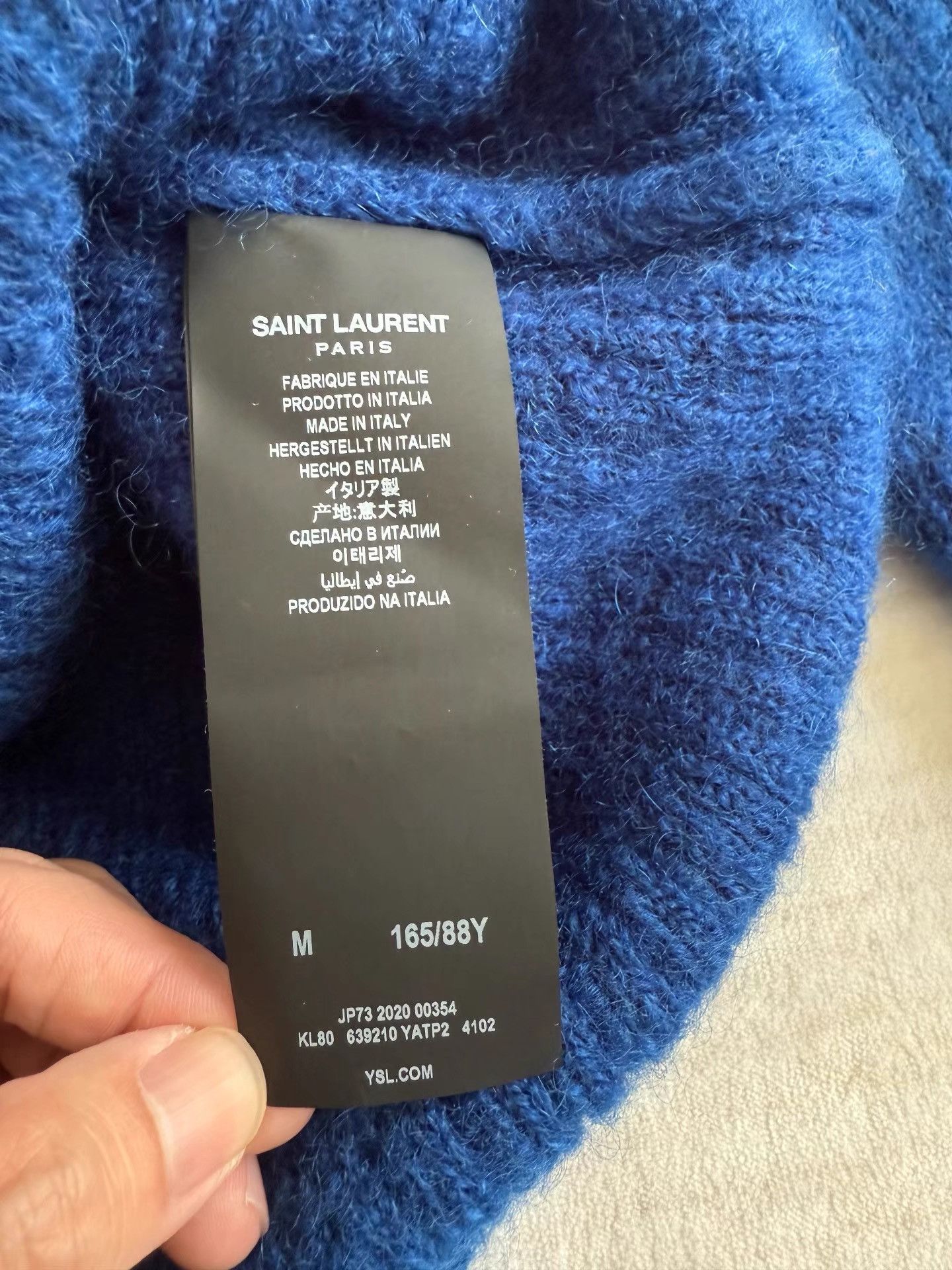 Saint Laurent Paris Saint Laurent Mohair Wool Pullover K33 Size M / US 6-8 / IT 42-44 - 6 Thumbnail