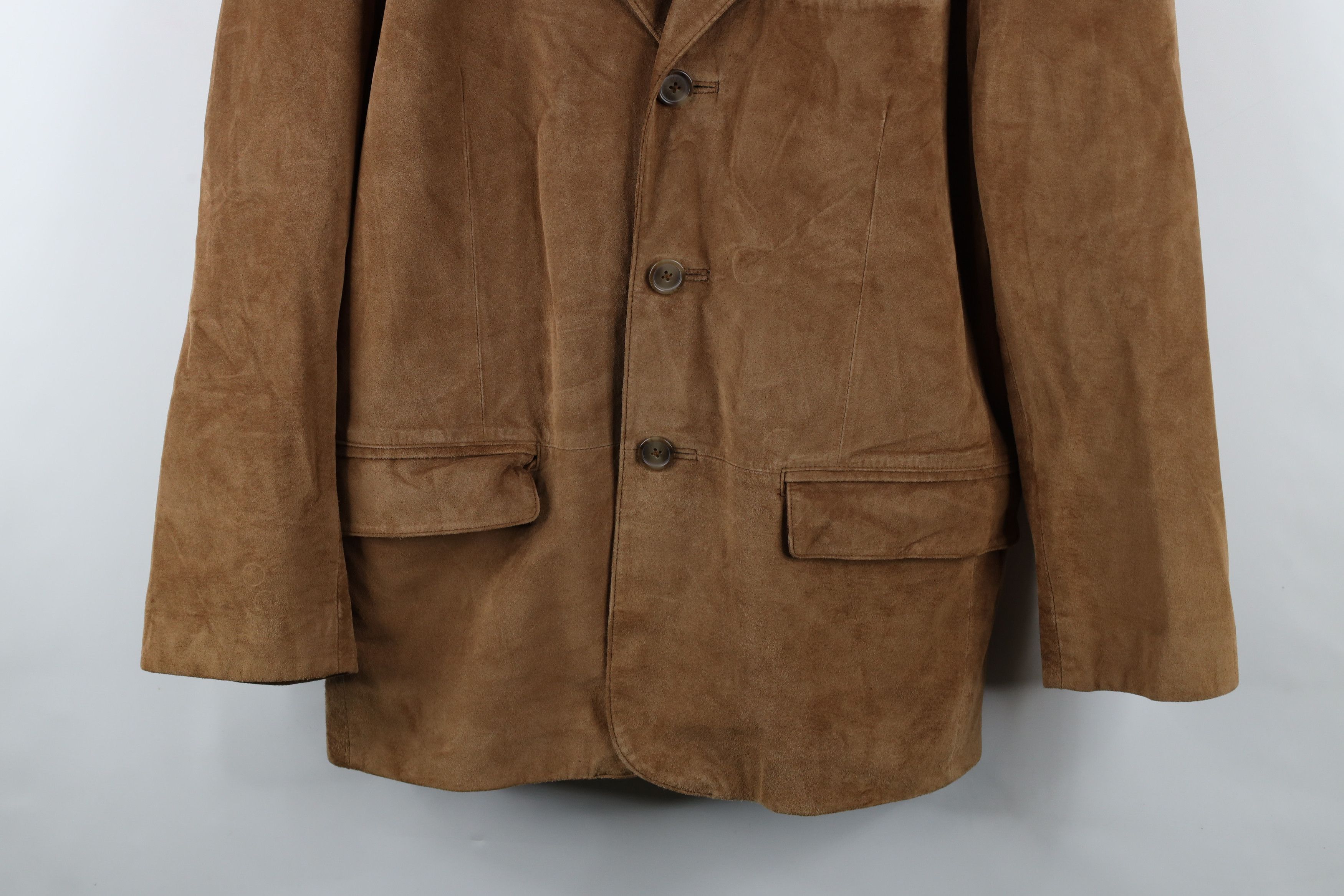 Vintage Vintage 90s Streetwear Leather Blazer Sport Coat Jacket Size US S / EU 44-46 / 1 - 3 Thumbnail