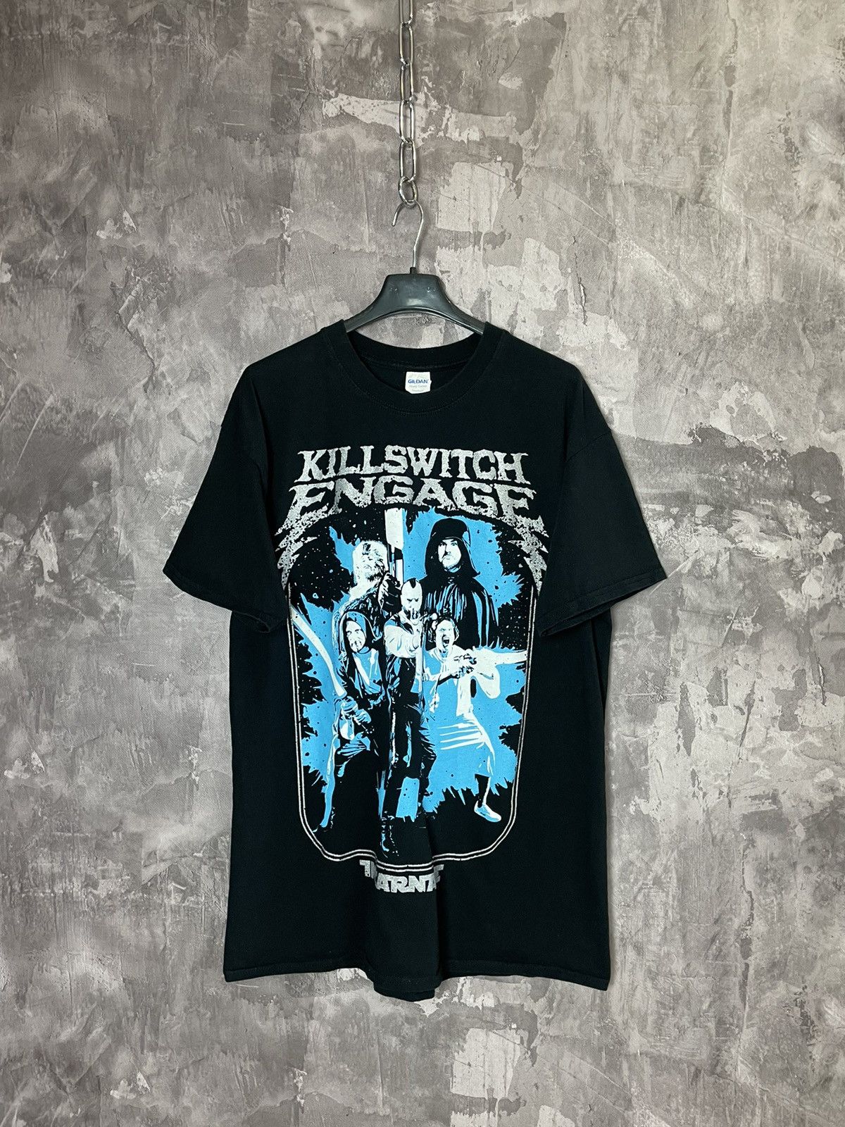 Band Tees × Vintage Vintage Killswitch Engage Metalcore Band Tee Skull T-Shirt Size US L / EU 52-54 / 3 - 1 Thumbnail