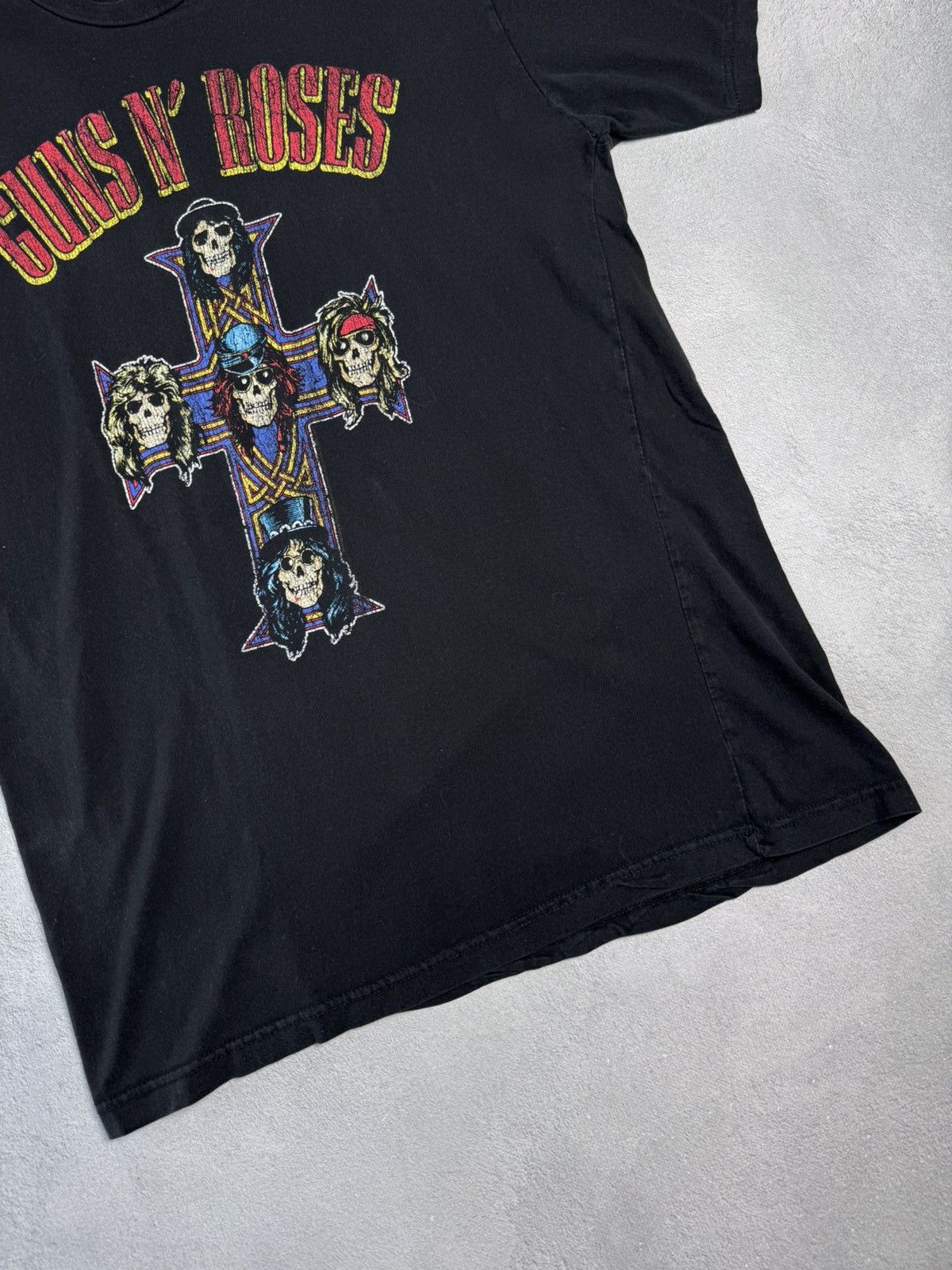 Guns N' Roses 2000s Guns N Roses Cross Skulls Print Rock T-Shirt Size US L / EU 52-54 / 3 - 4 Thumbnail