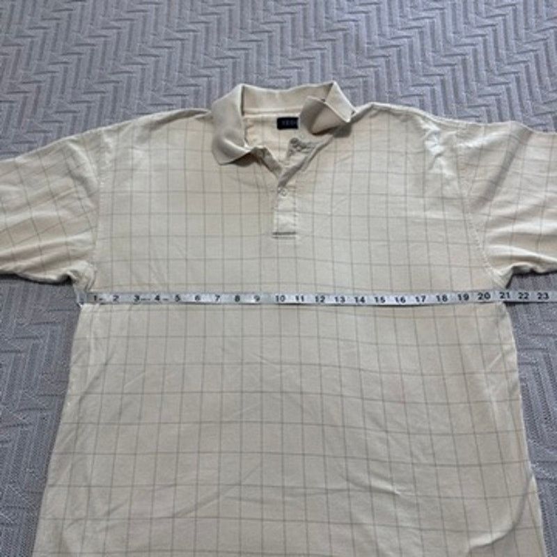 Izod Izod light yellow window pane plaid polo size M Size US M / EU 48-50 / 2 - 5 Thumbnail
