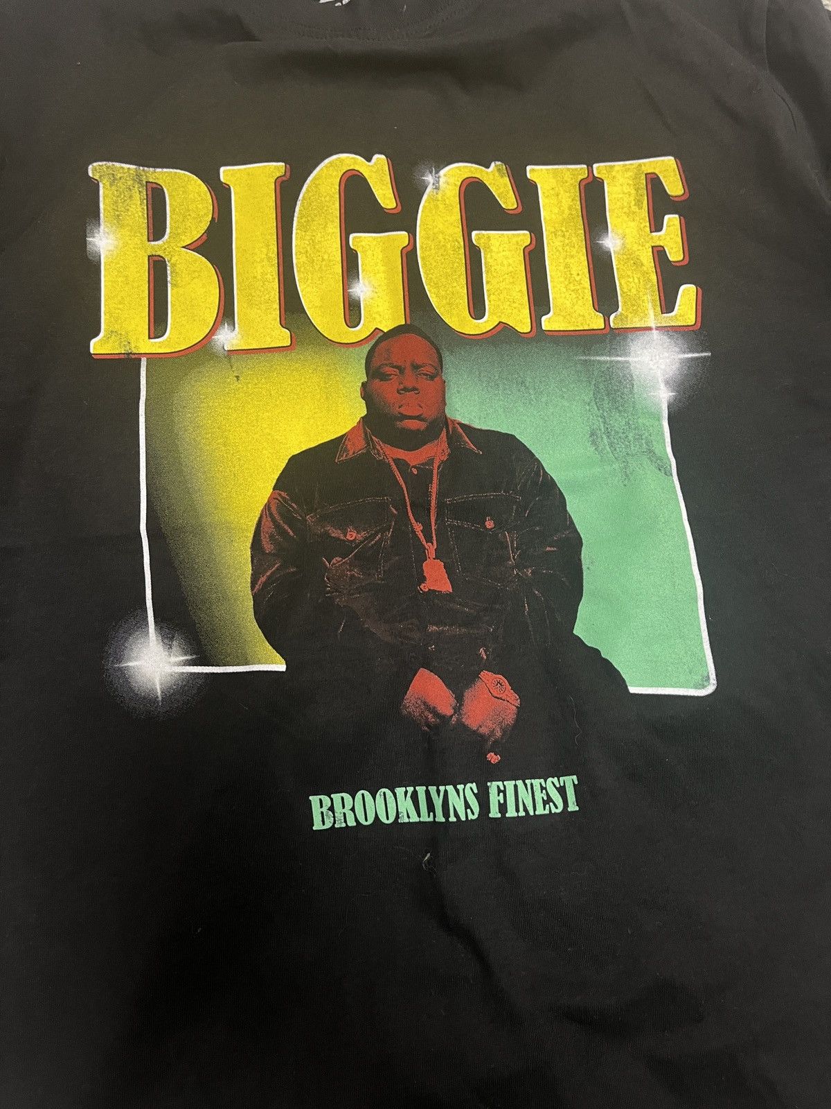 Rap Tees × Vintage THE NOTORIOUS BIG BIGGIE BROOKLYNS FINEST T SHIRT Size US M / EU 48-50 / 2 - 2 Thumbnail