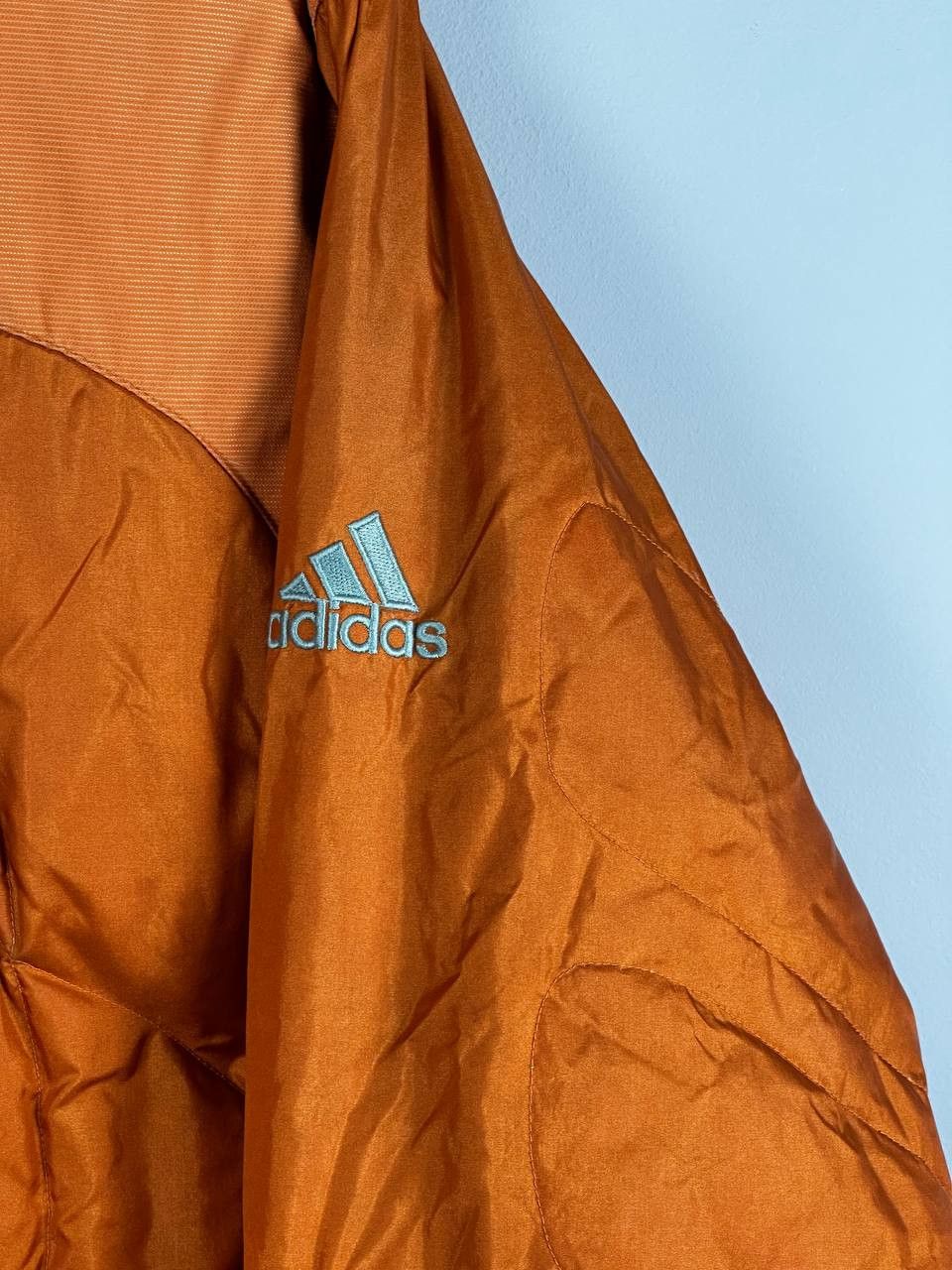 Adidas Adidas Equipment Vintage 1999 Orange Puffer Down Jacket Size US M / EU 48-50 / 2 - 9 Thumbnail