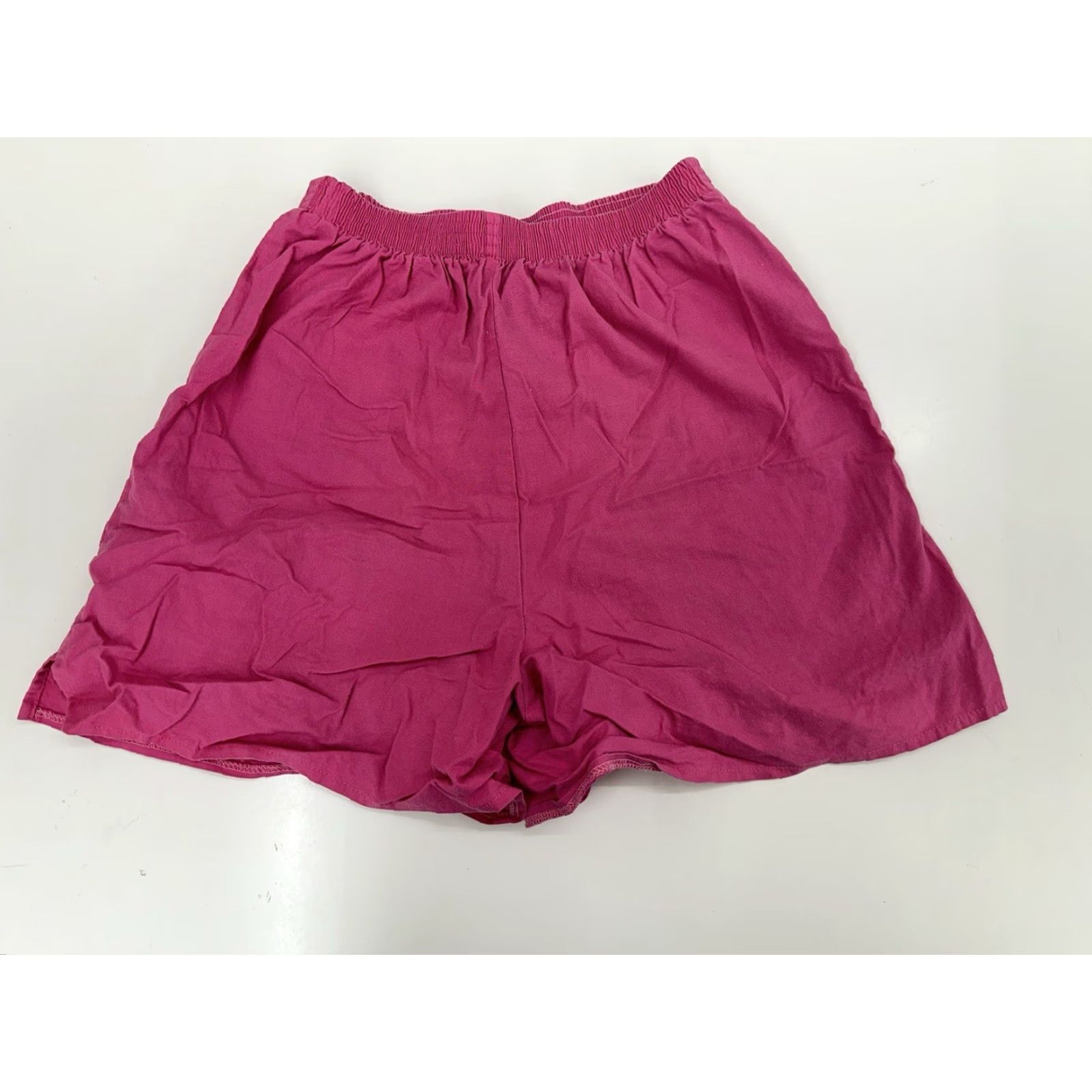 Pinko VINTAGE Como Sports Womens Shorts Small Pink Elastic Waist Pockets 80s 90s Classic Womens Size 28" / US 6 / IT 42 - 5 Thumbnail