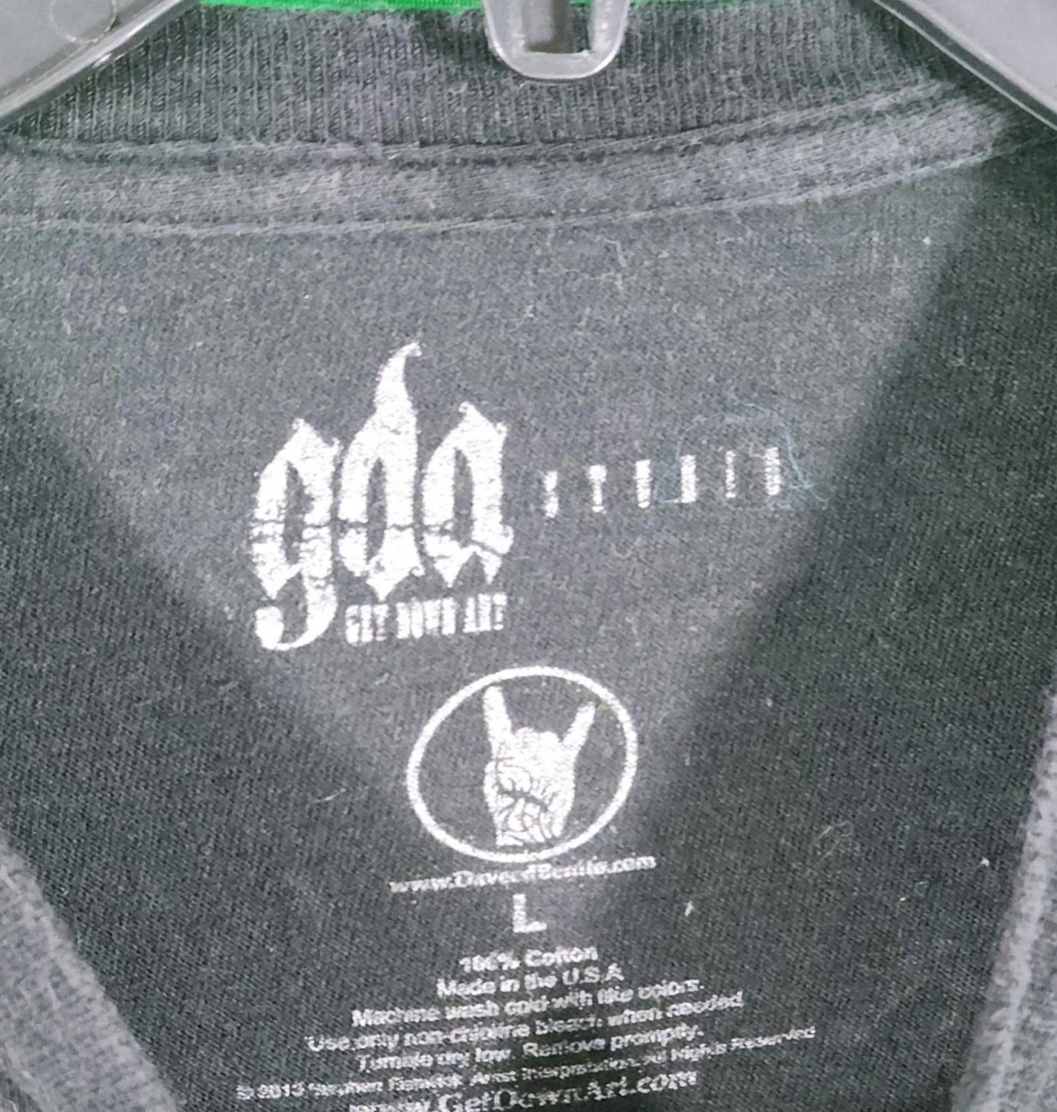 Designer GDA Studio Graphic Black 'Give Me Liberty or Give Me Death Size US L / EU 52-54 / 3 - 3 Thumbnail