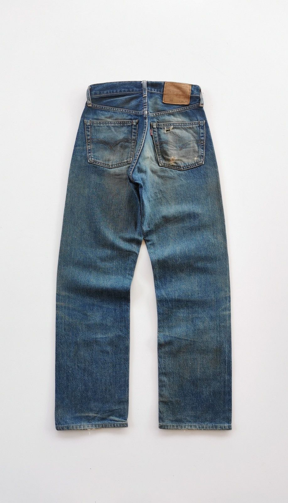Levi's × Levi's Vintage Clothing × Vintage Levis 502 Big E Selvedge Denim Jeans Size US 27 - 2 Thumbnail