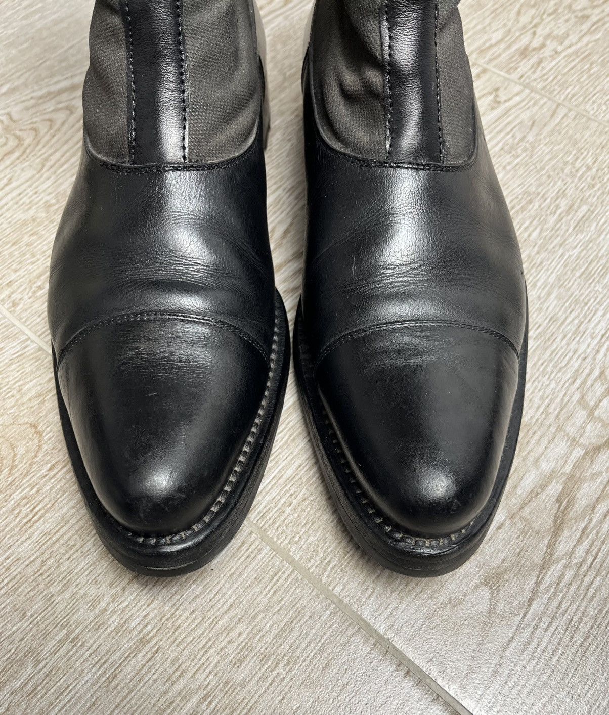 Miu Miu Miu Miu Leather Ankle Zip Guidi Style Boots 00s Size US 9.5 / EU 42-43 - 13 Thumbnail