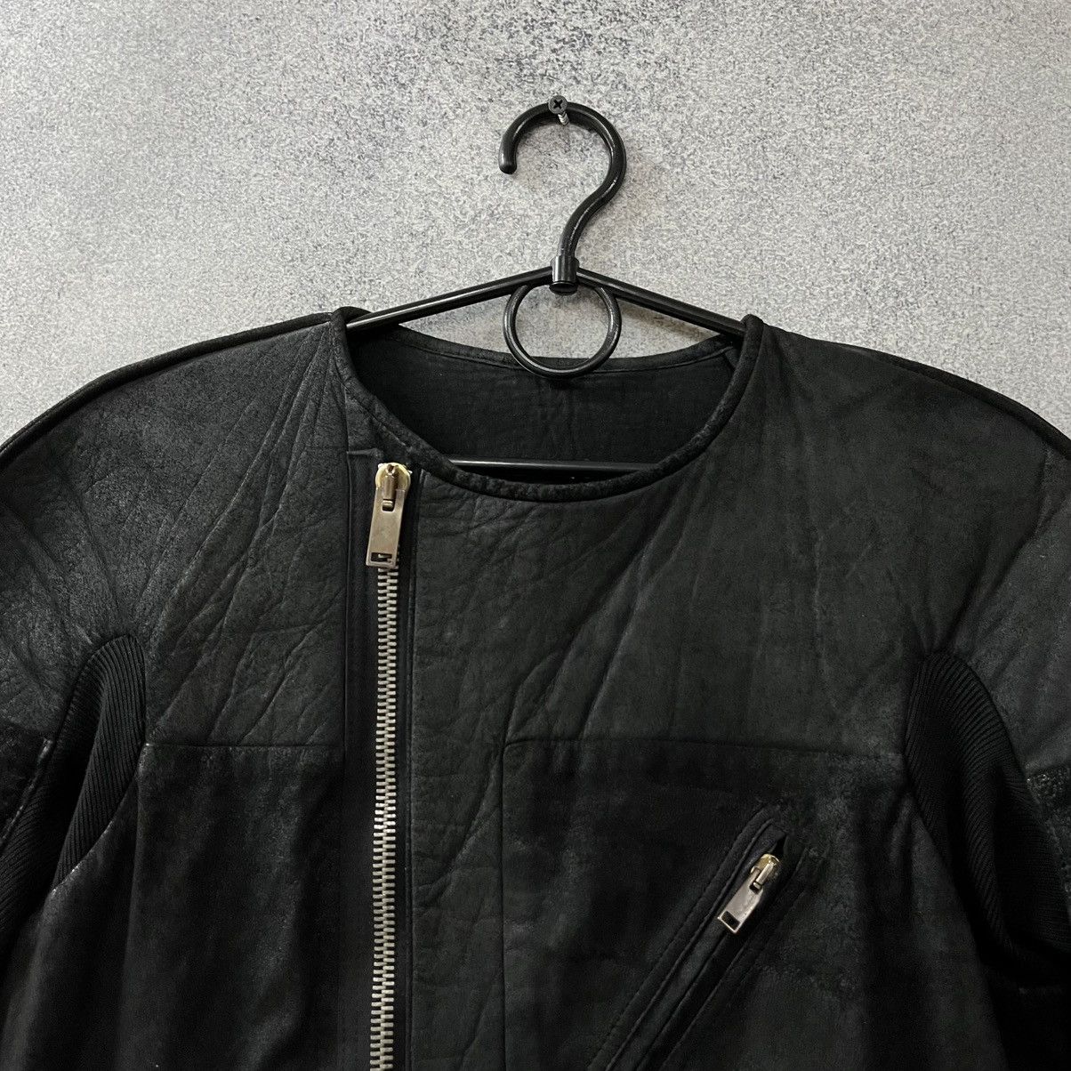 Rick Owens Rick Owens Suede Biker Jacket Black Size US S / EU 44-46 / 1 - 4 Thumbnail