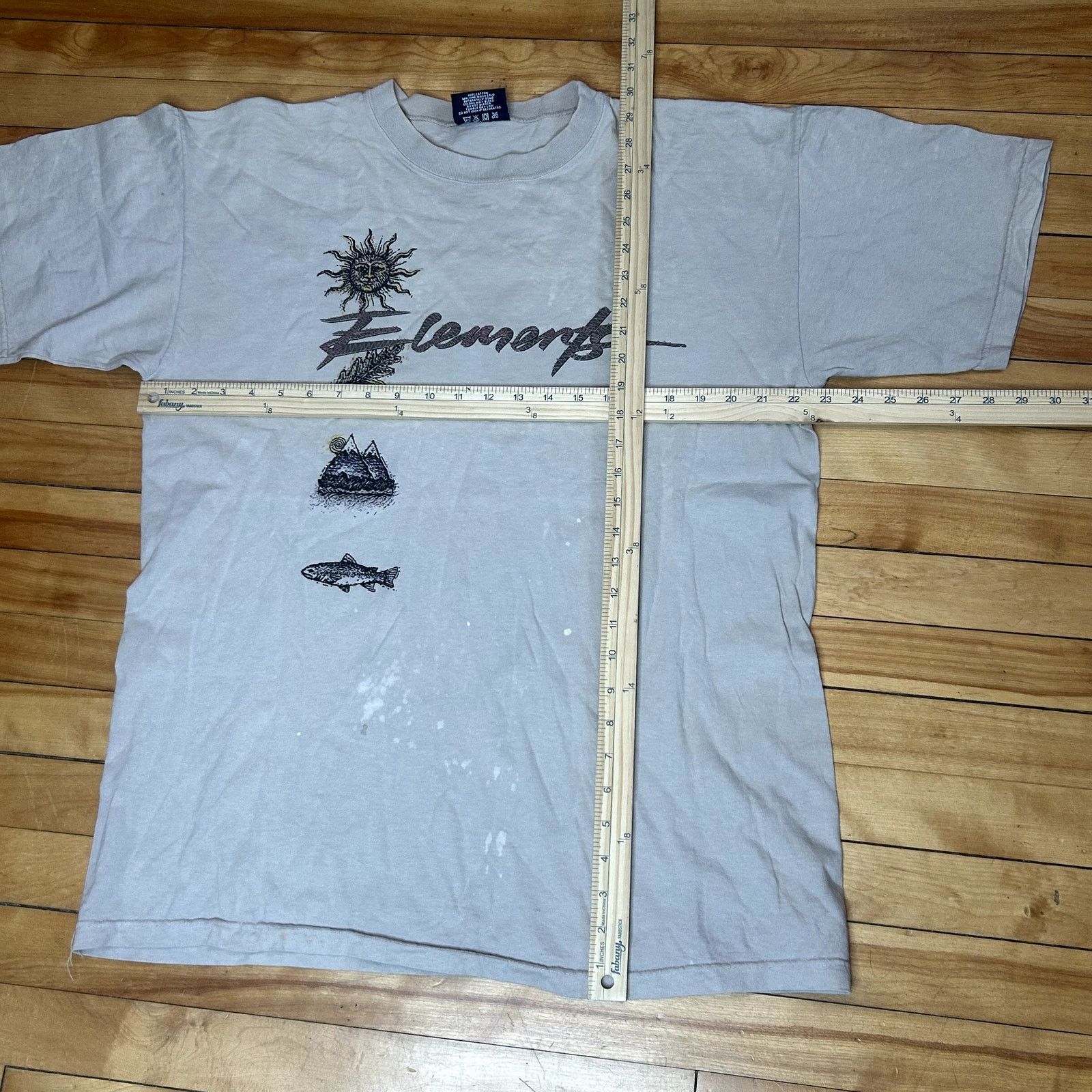 Jansport Vintage 90s Jansport Elements T-Shirt Large Size US L / EU 52-54 / 3 - 3 Thumbnail