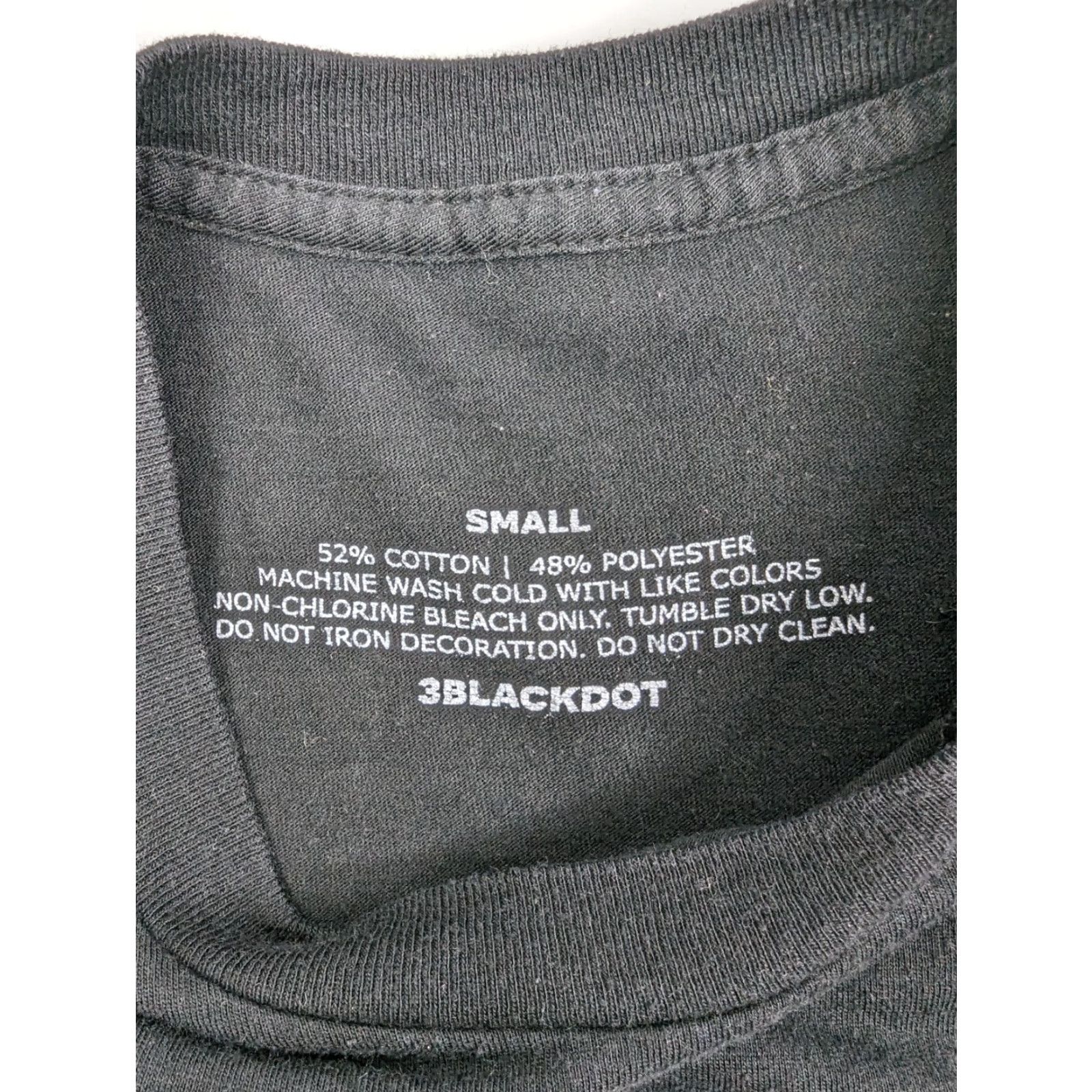 Vintage 3BlackDot Owl T-Shirt Short Sleeve Size S Black Mens Regular Graphic Size US S / EU 44-46 / 1 - 5 Thumbnail