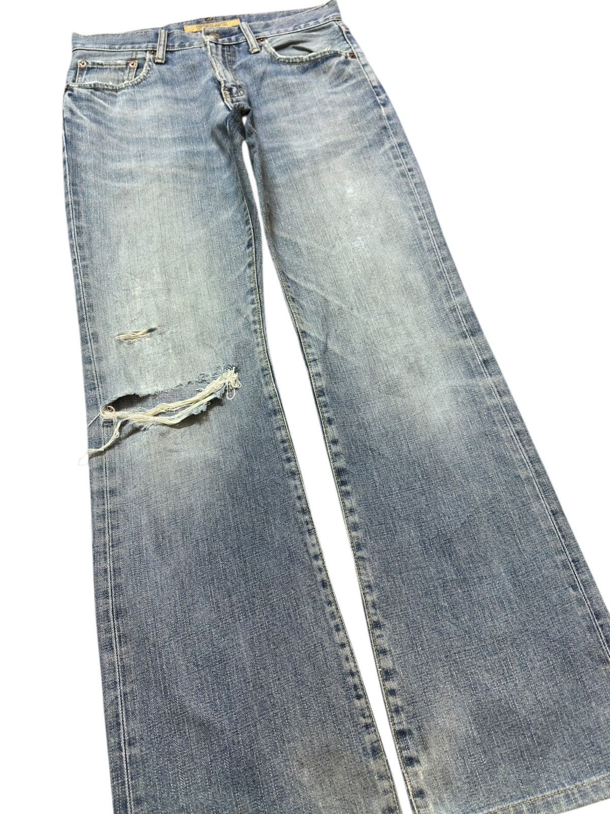 Uniqlo Vintage Uniqlo B-002 Flare Bootcut Faded Denim Size US 30 / EU 46 - 3 Thumbnail