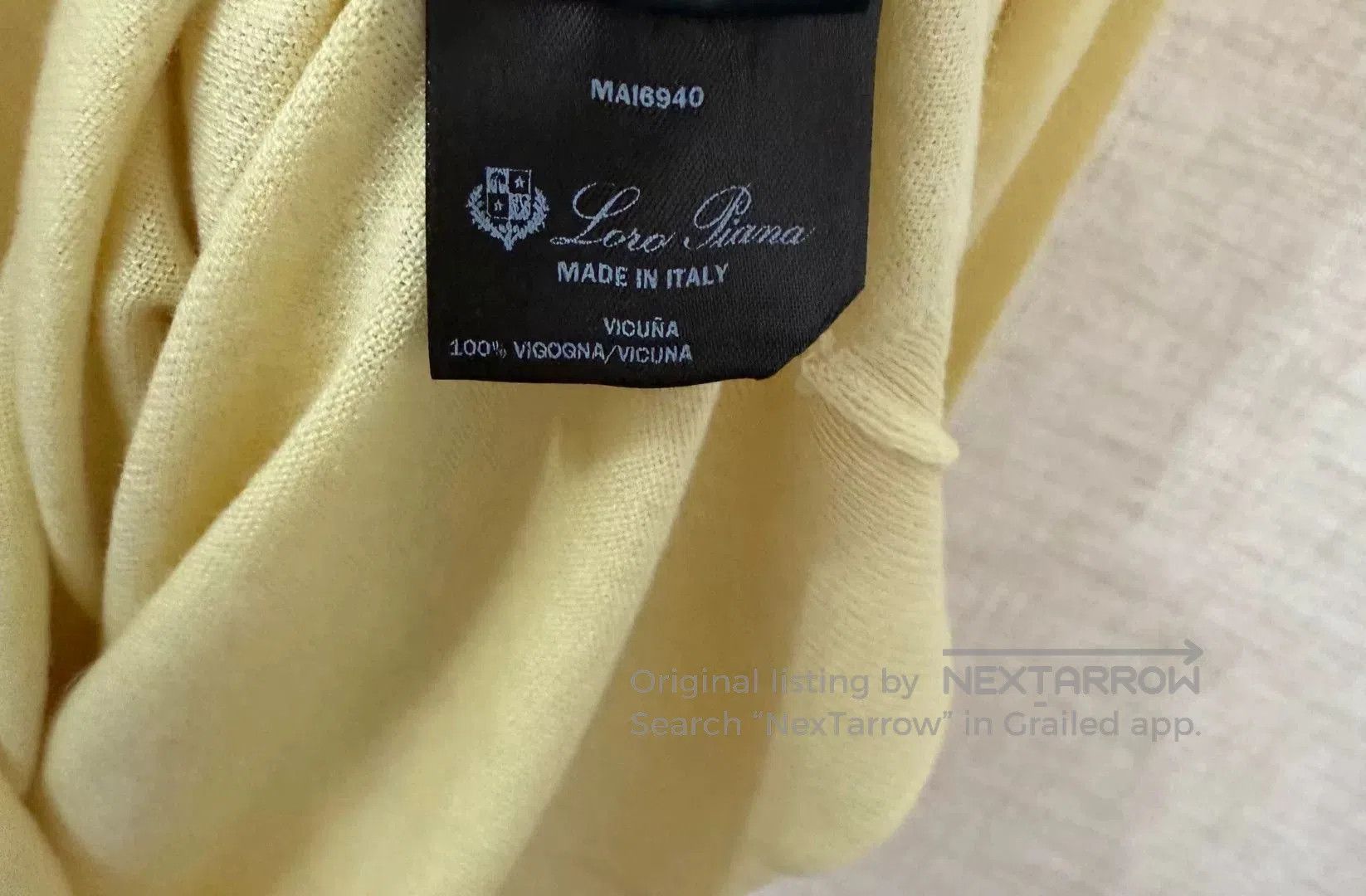 Loro Piana Loro Piana Vicuna Knit Polo Shirt. Size US L / EU 52-54 / 3 - 7 Thumbnail