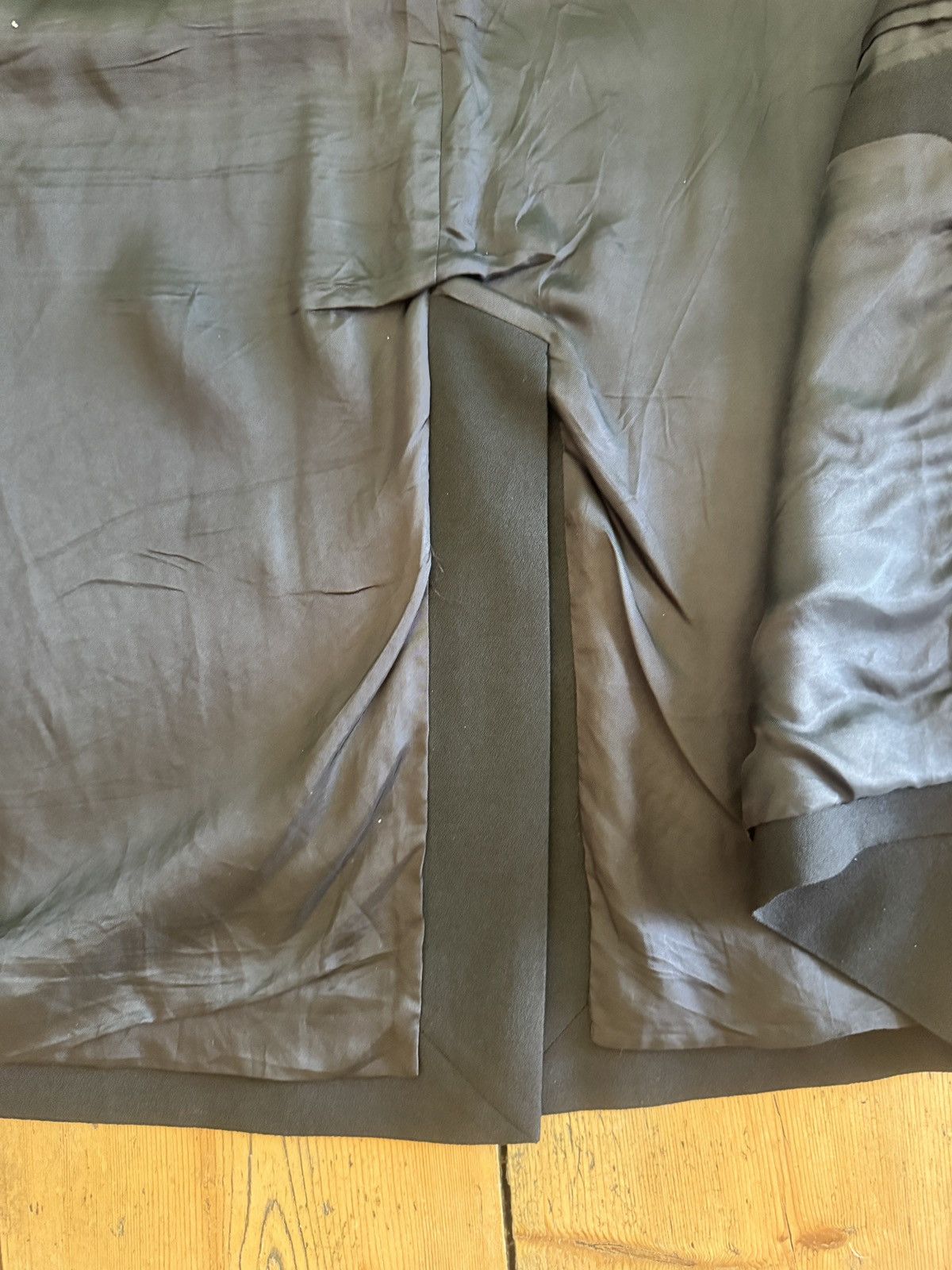 Rick Owens Tecuatl Tatlin tailored jacket in wool crepe Size 40L - 6 Thumbnail