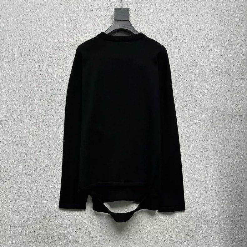 Balenciaga Balenciaga Paris Destroyed Hem Sweater Size US S / EU 44-46 / 1 - 2 Thumbnail