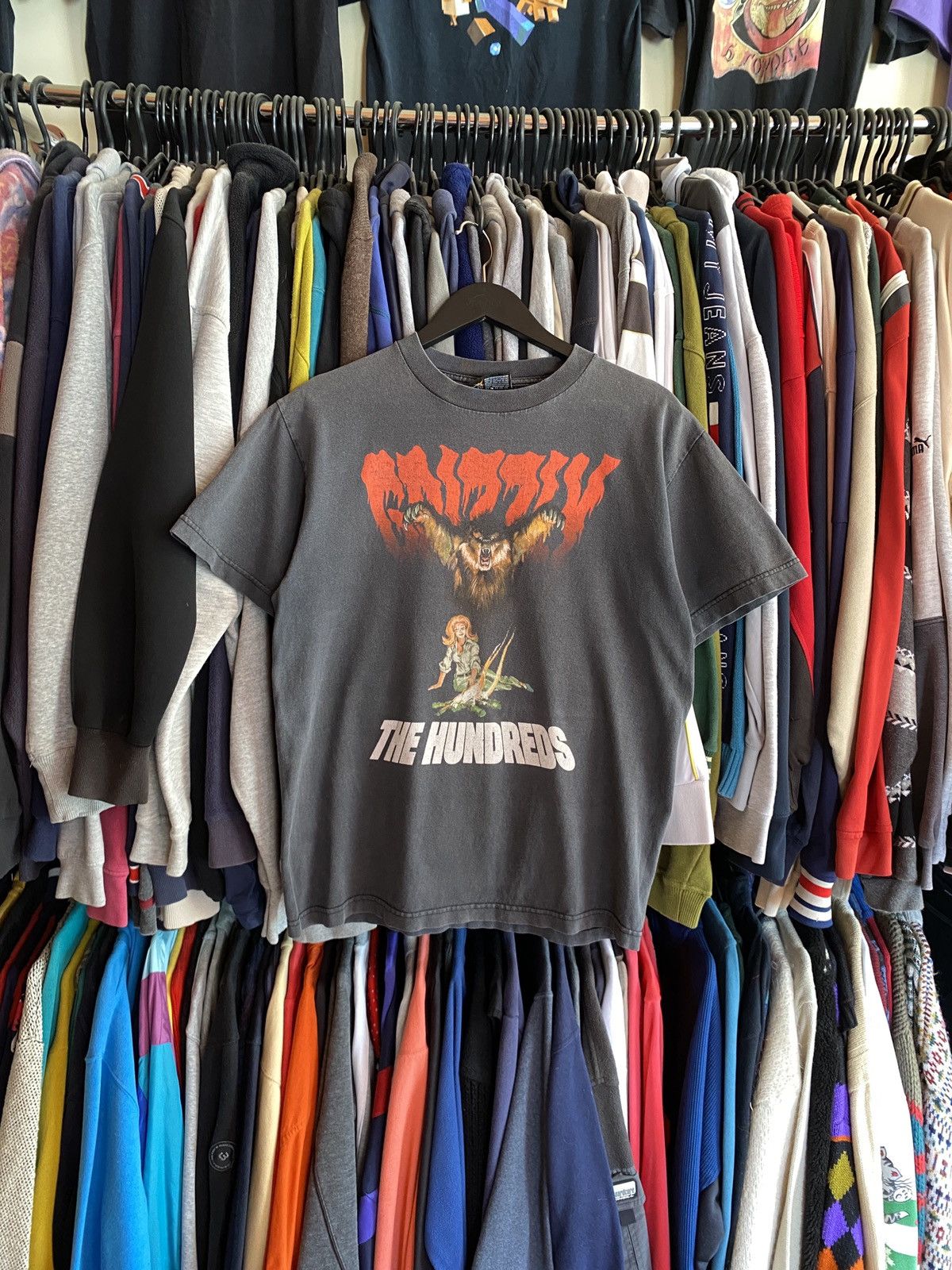 Grizzly Griptape THE HUNDREDS X GRIZZLY GRIPTAPE VINTAGE FADED T-SHIRT Size US M / EU 48-50 / 2 - 1 Thumbnail