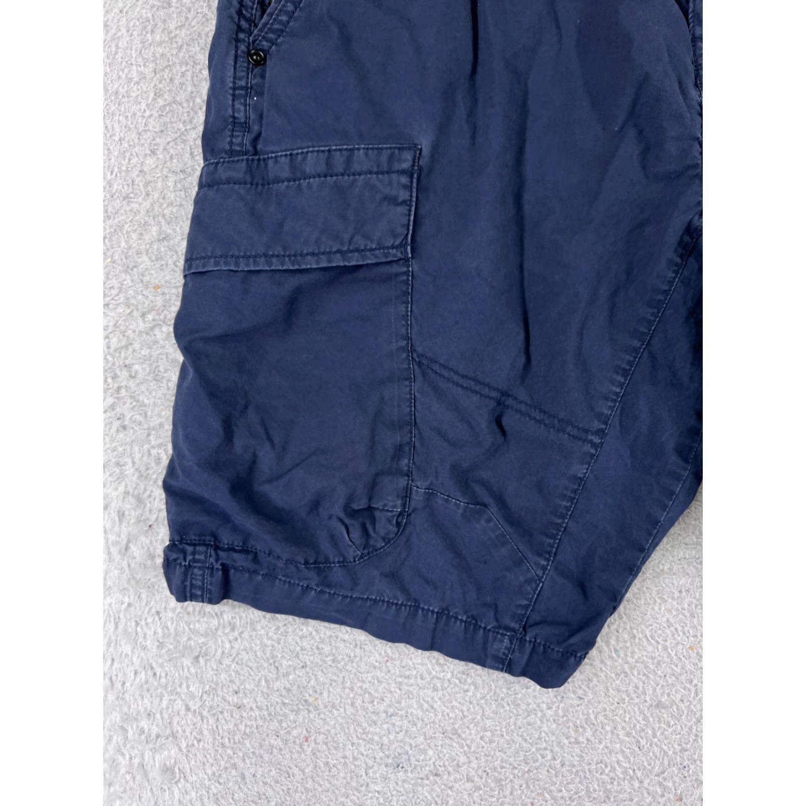 PD&C PD&C Shorts Men's 34 Blue Cargo 100% Cotton Twill Hiking Camping Easy Care Pockets Cargo Shorts - Regular Fit, Readable Details Size US 34 / EU 50 - 3 Thumbnail