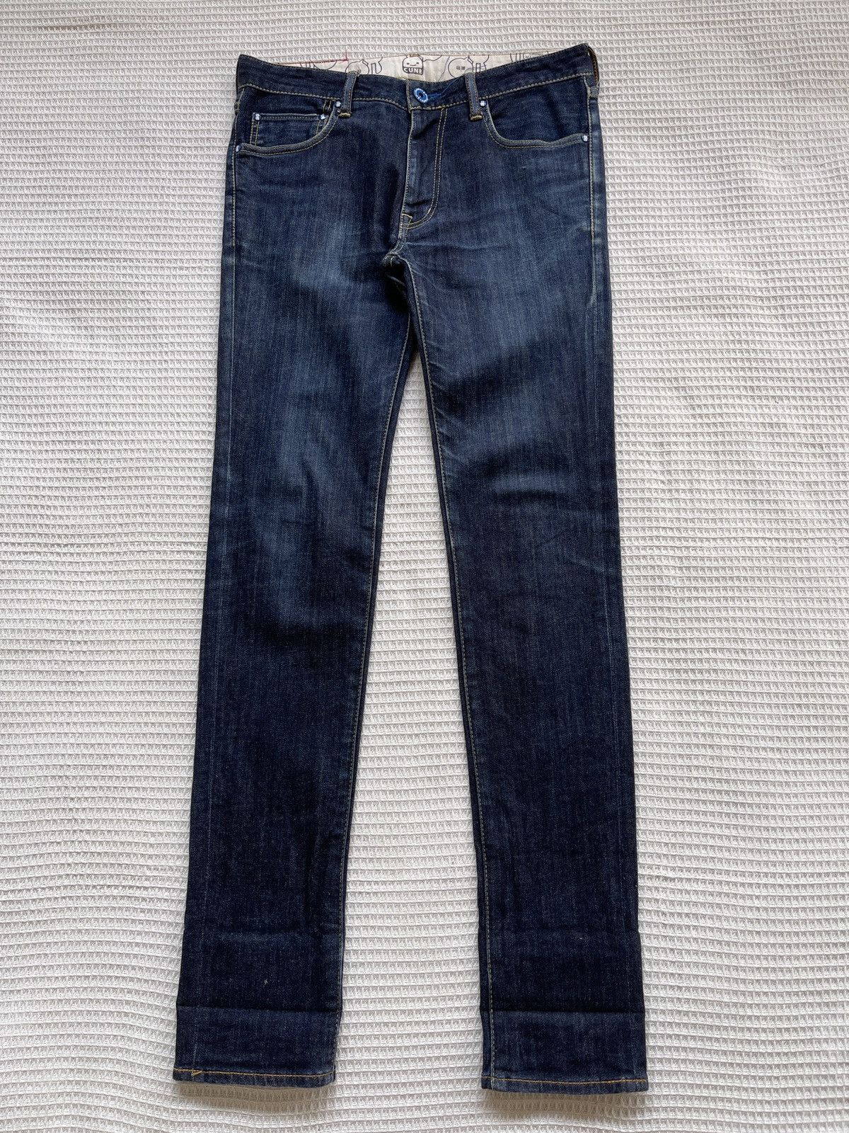 Japanese Brand Rare🔥Japan Brand CUNE Rabbit Logo Skinny Jeans Size US 31 - 3 Thumbnail