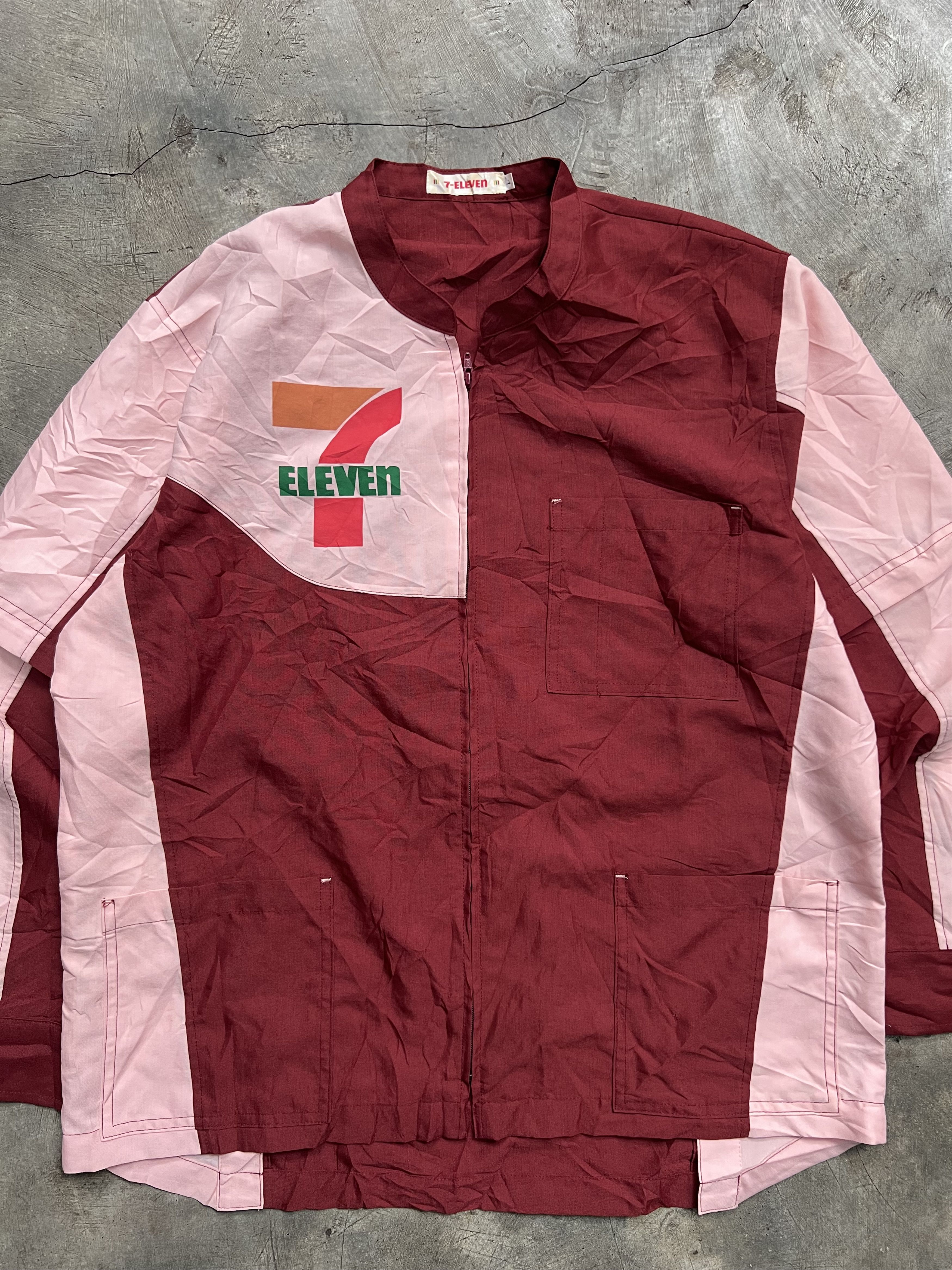 Japanese Brand vintage 7-eleven workshirt Size US XL / EU 56 / 4 - 2 Thumbnail