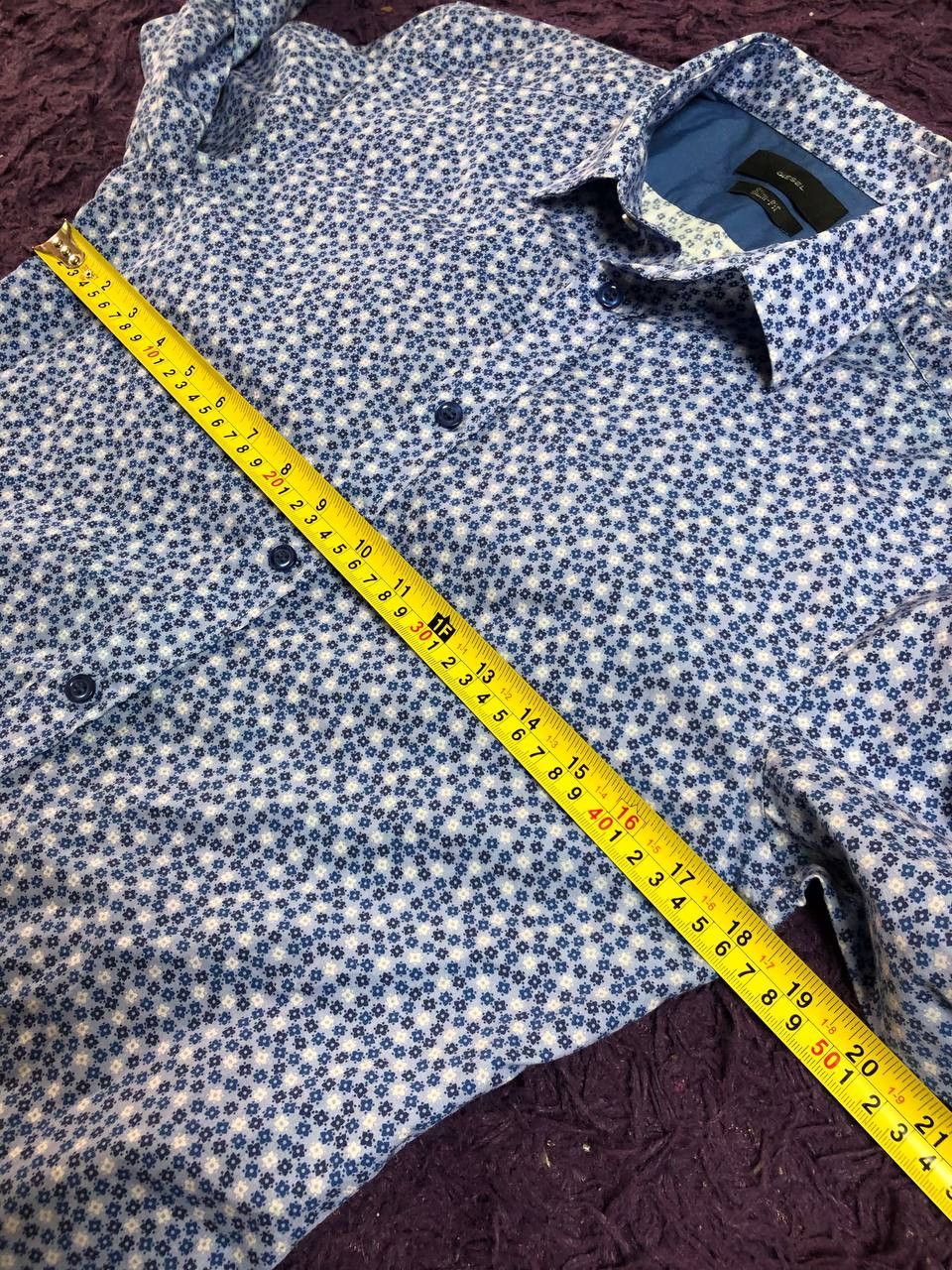 Diesel Vintage Diesel Flowers Print Slim Fit Y2K Shirt Size M Size US M / EU 48-50 / 2 - 11 Thumbnail