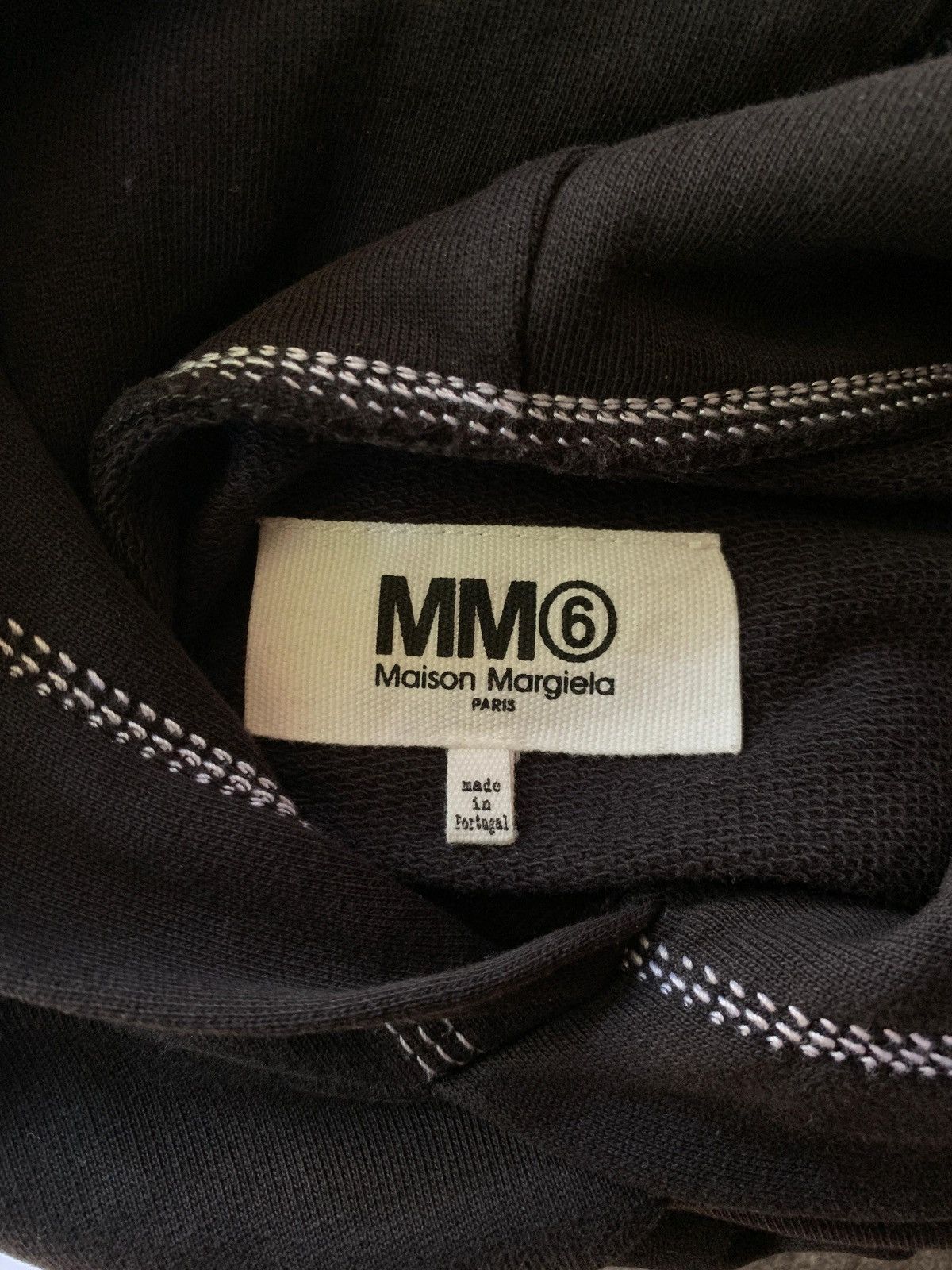 Maison Margiela FREE TAX! MM6 Contrast Stitching Side Cut Hoodie Size US L / EU 52-54 / 3 - 10 Thumbnail