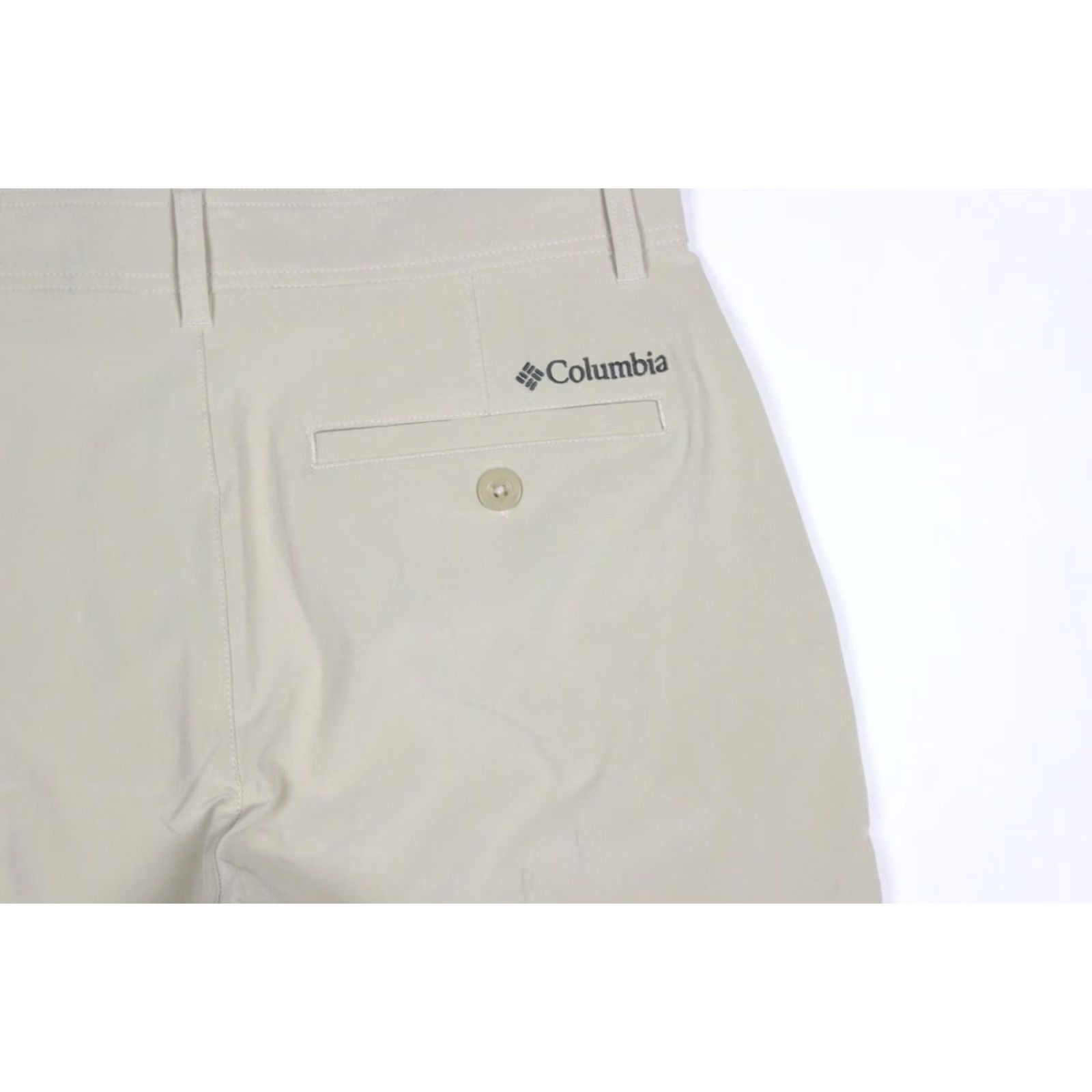 MILLY Columbia Men's Mill Creek 10" Hybrid Shorts Size 30 Beige Stretch XM2542 Size US 30 / EU 46 - 3 Thumbnail