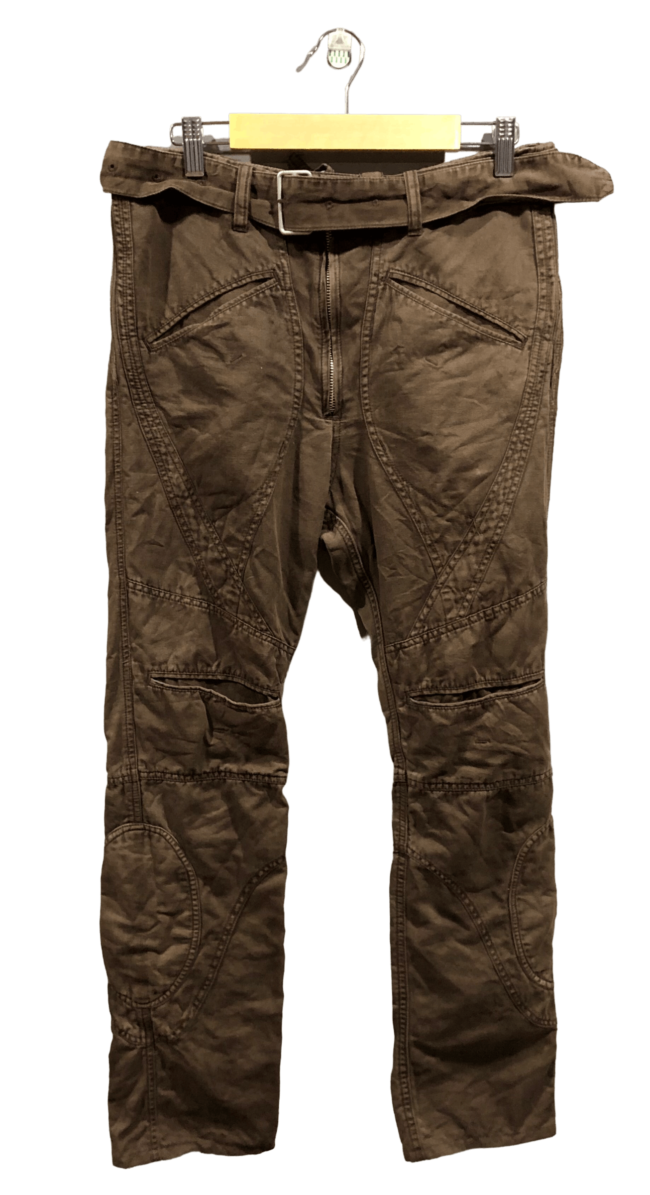Issey Miyake Issey Miyake Cabane De Zucca Bondage Pants Biker Pants Size US 32 / EU 48 - 7 Thumbnail