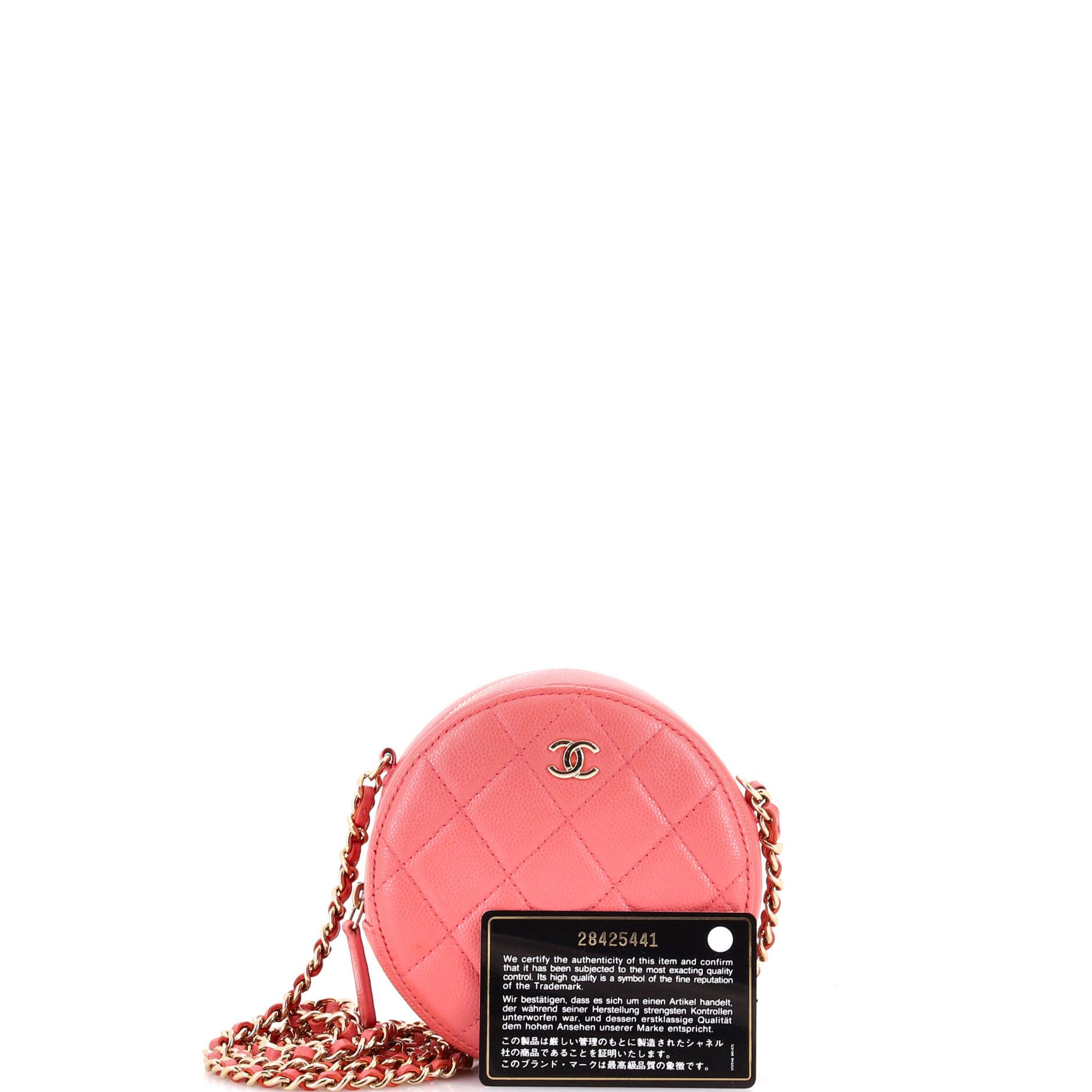 Chanel Round Clutch with Chain Quilted Caviar Mini Size ONE SIZE - 1 Thumbnail