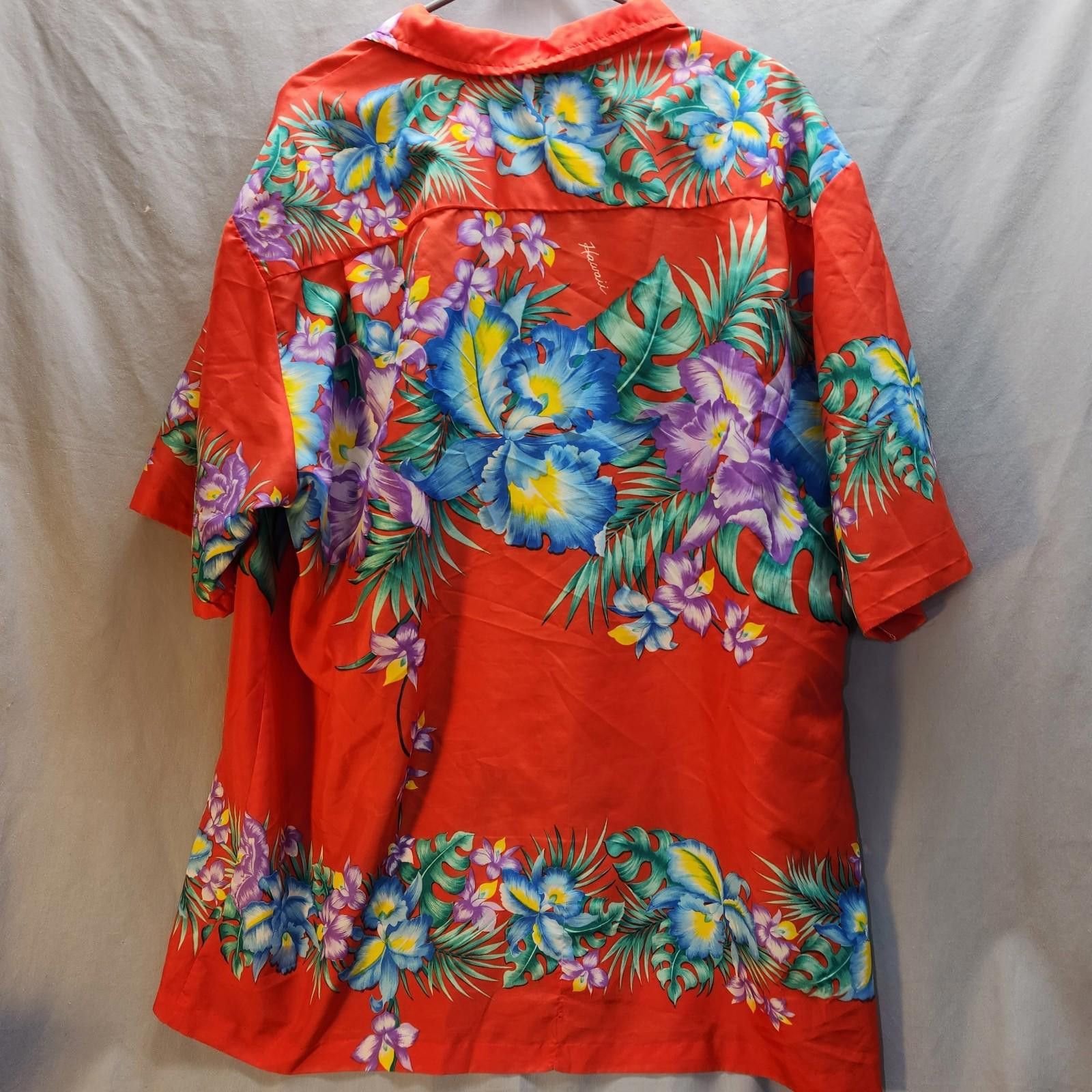 Designer Vintage Royal Creations Hawaiian Shirt Red Floral Size 2XL Size US XXL / EU 58 / 5 - 8 Thumbnail