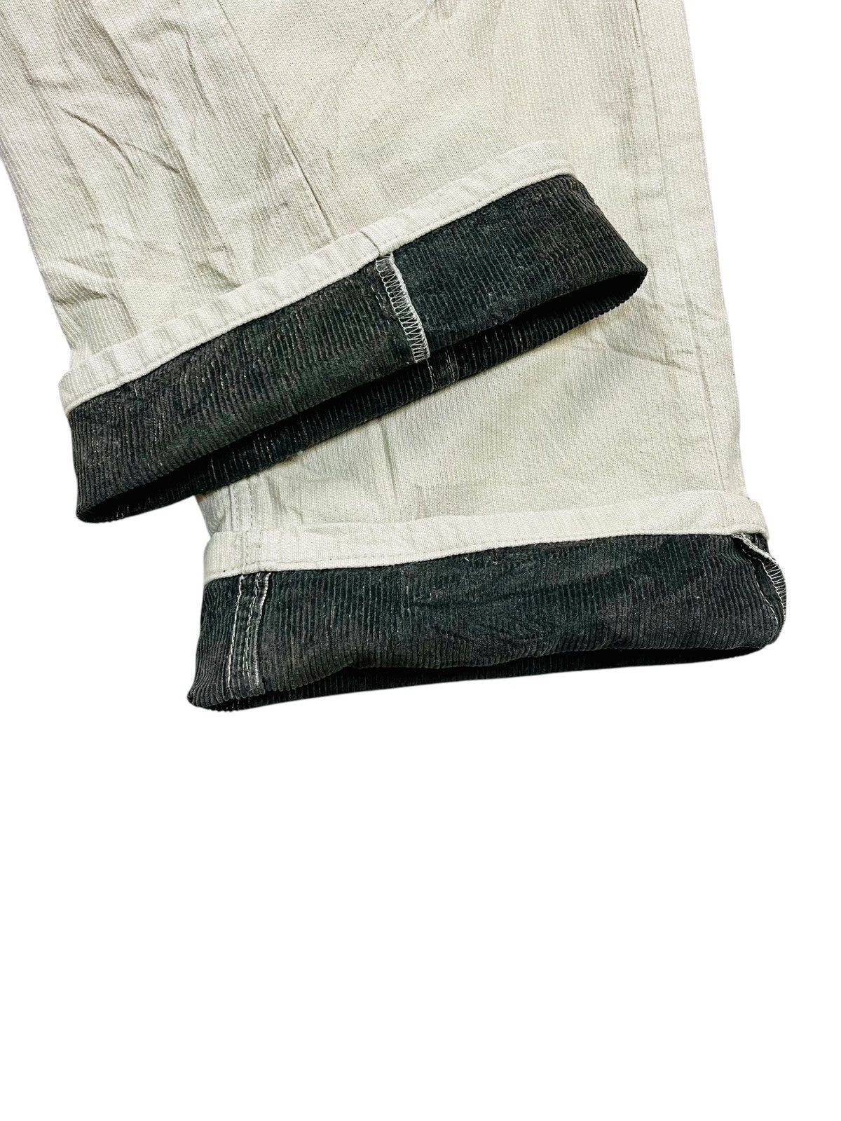 Yohji Yamamoto Y’S For Men - Broken White Corduroy Pants Size US 30 / EU 46 - 4 Thumbnail