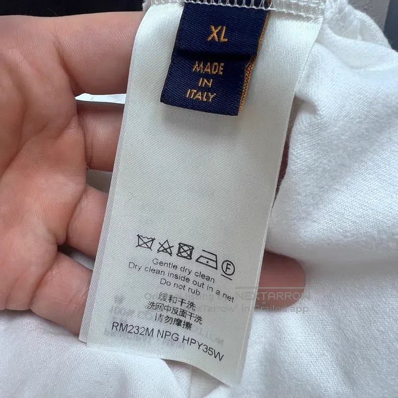 Louis Vuitton Louis Vuitton Beaded gradient LOGO short sleeve Size US XL / EU 56 / 4 - 4 Thumbnail