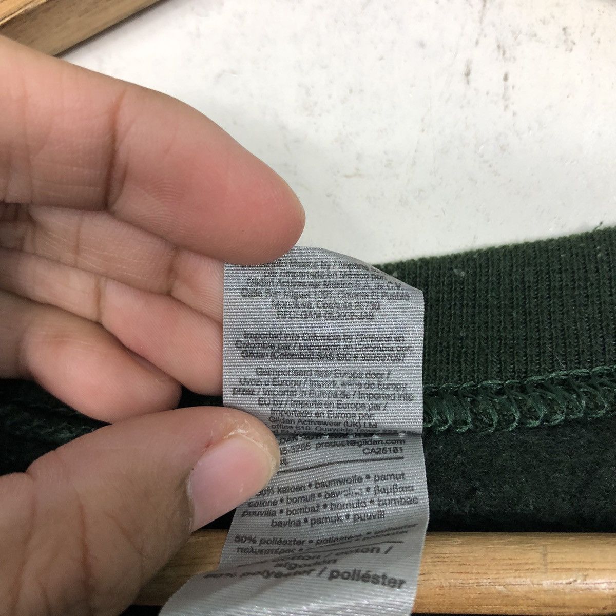Japanese Brand × Vintage 📌Rich Green Vintage Sweatshirt Farmingdale Wrestling Size US L / EU 52-54 / 3 - 15 Thumbnail