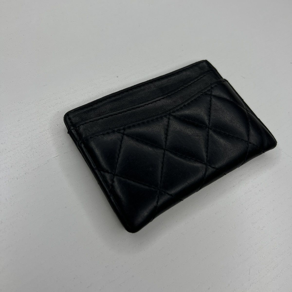 Chanel Chanel Chain Logo Quilted Leather Card Holder Wallet Size ONE SIZE - 5 Thumbnail