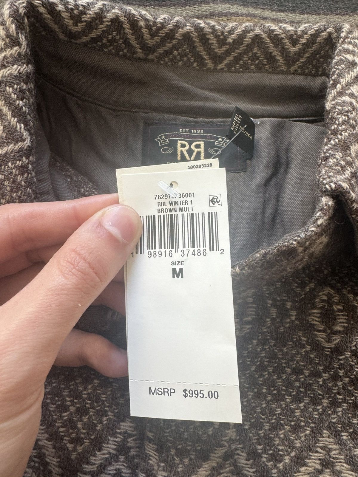 RRL Ralph Lauren Wool Overshirt Winter 2025 Size US M / EU 48-50 / 2 - 3 Thumbnail