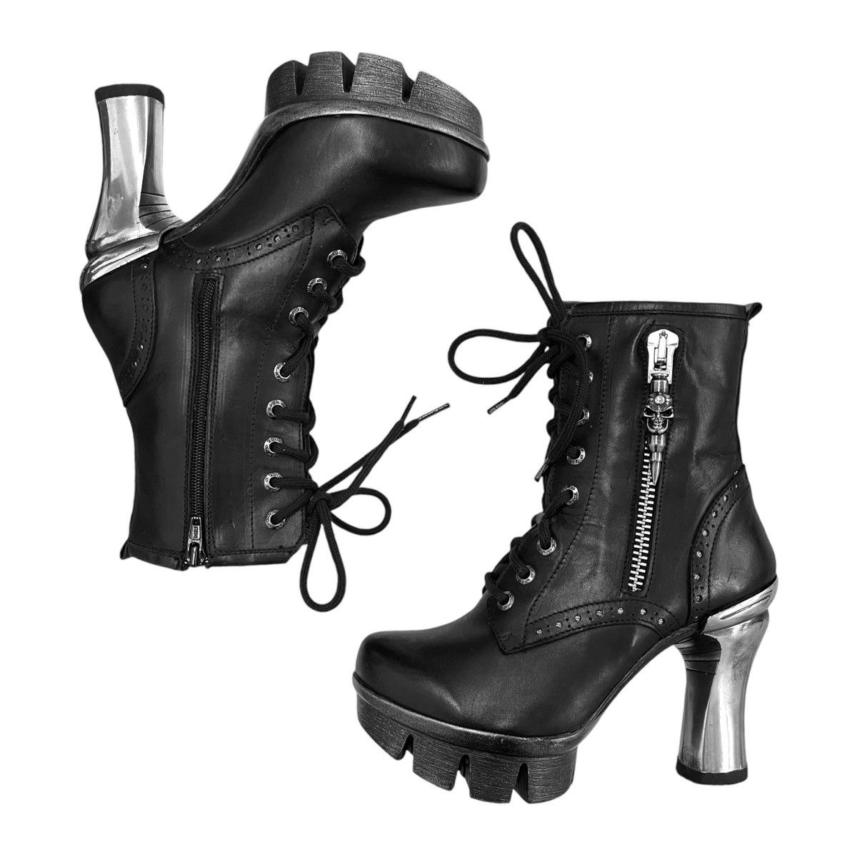 New Rock NEOPUNK M-NEOPUNK003-S1 NEW ROCK boots Size US 5.5 / IT 35.5 - 1 Thumbnail