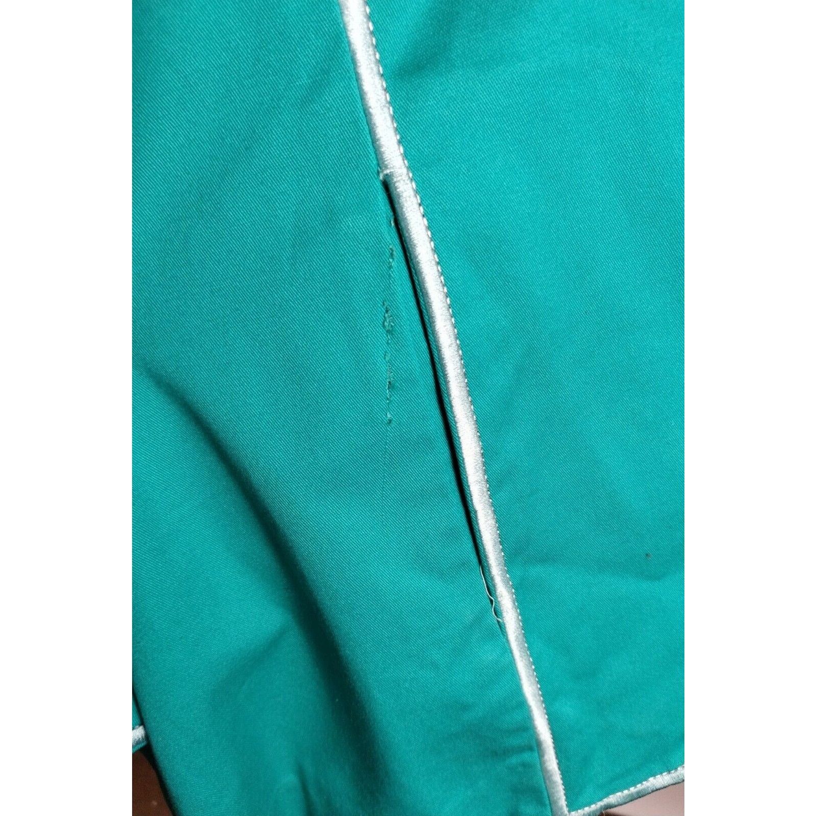 Vintage Bob Mackey Jacket - 1X Teal Embroidered - Blemished Size XL / US 12-14 / IT 48-50 - 9 Thumbnail