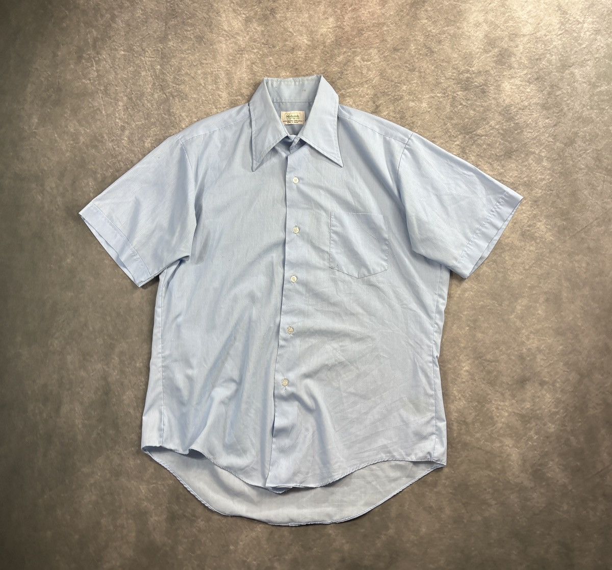 Vintage 1980s Vintage Work Shirt Perma Press Mohawk Shortsleeve 70s Size US S / EU 44-46 / 1 - 14 Thumbnail