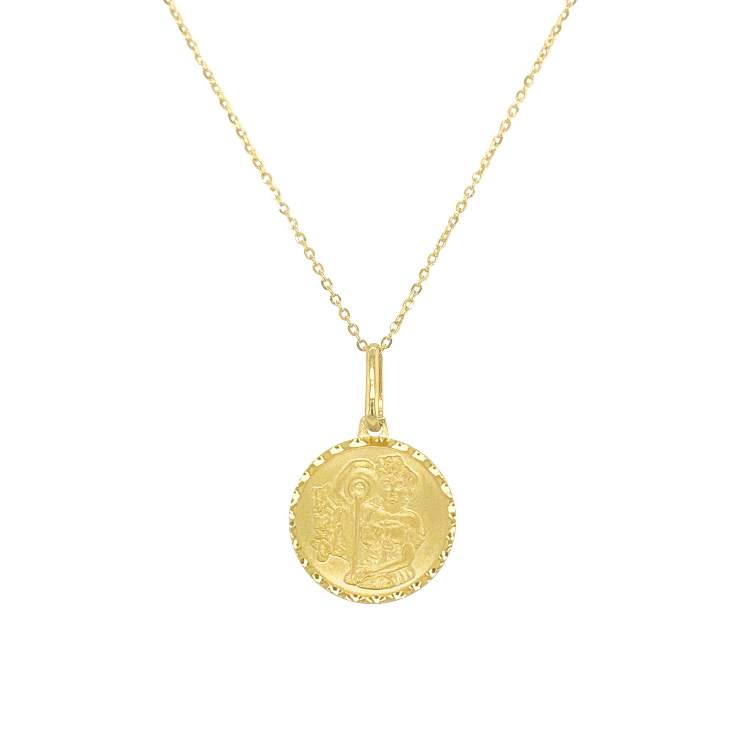 image of Tiffany Co Zodiac "aquarius" Necklace In 14K Yellow Gold, Women's