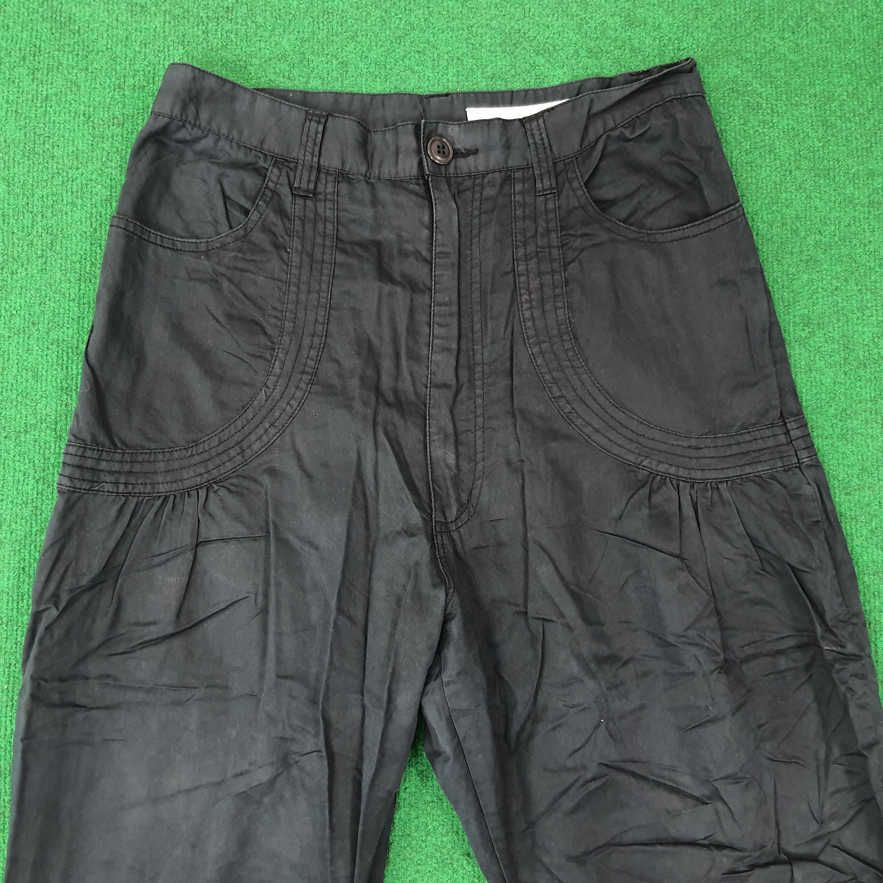 Issey Miyake × Japanese Brand × Vintage Vintage SUNAO Kuwahara Japanese Brand Capri Pants C235N10 Size US 29 - 2 Thumbnail