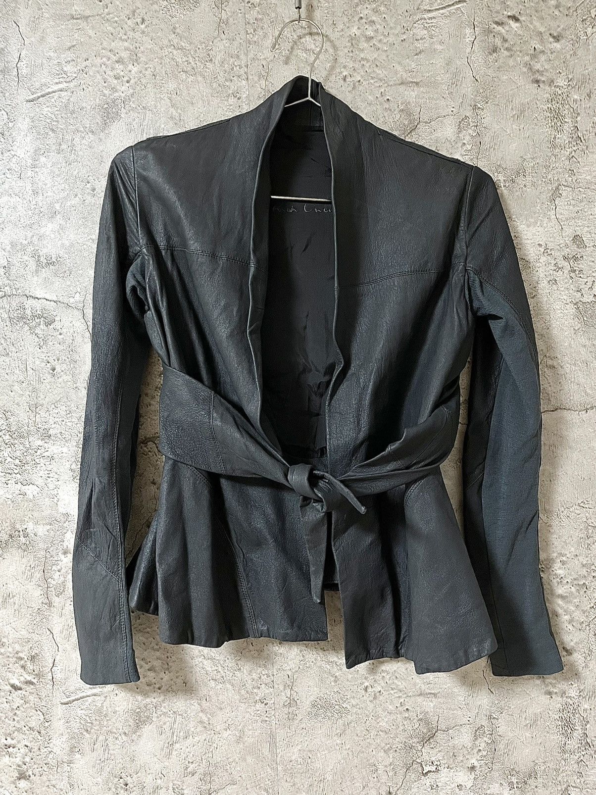 Rick Owens rickowens wrap leather jacket Size M / US 6-8 / IT 42-44 - 1 Thumbnail