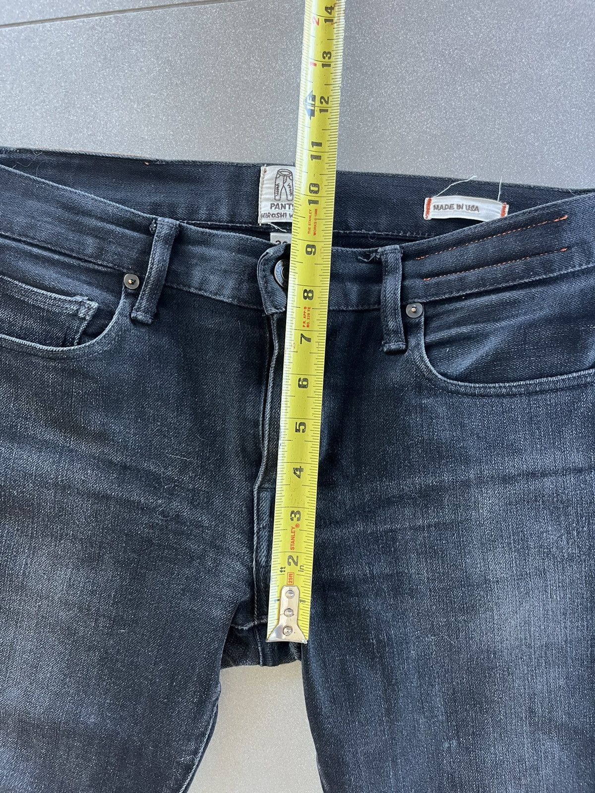 Hiroshi Kato Hiroshi Karo The Pen Slim Selvedge Black Denim Jeans Size US 30 / EU 46 - 9 Thumbnail