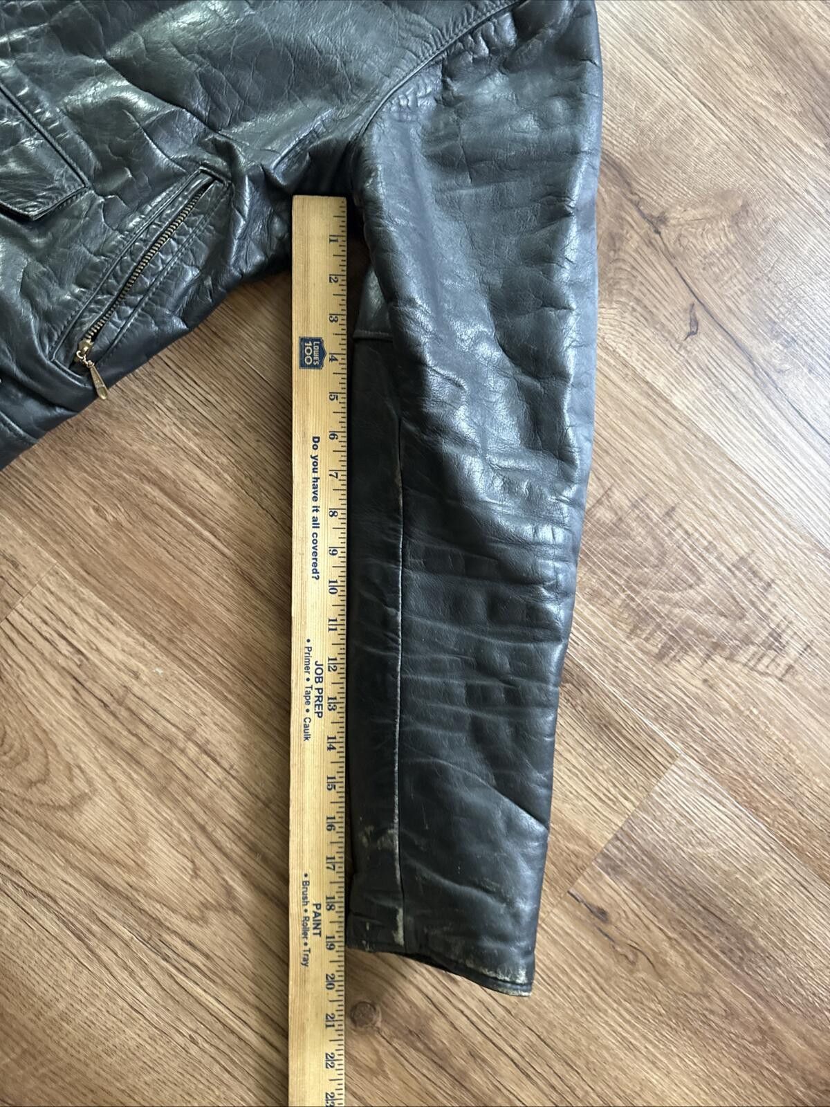 Other 1980’ VINTAGE Berman’s Black Leather Biker Jacket Men’s s 42 Size US M / EU 48-50 / 2 - 7 Thumbnail