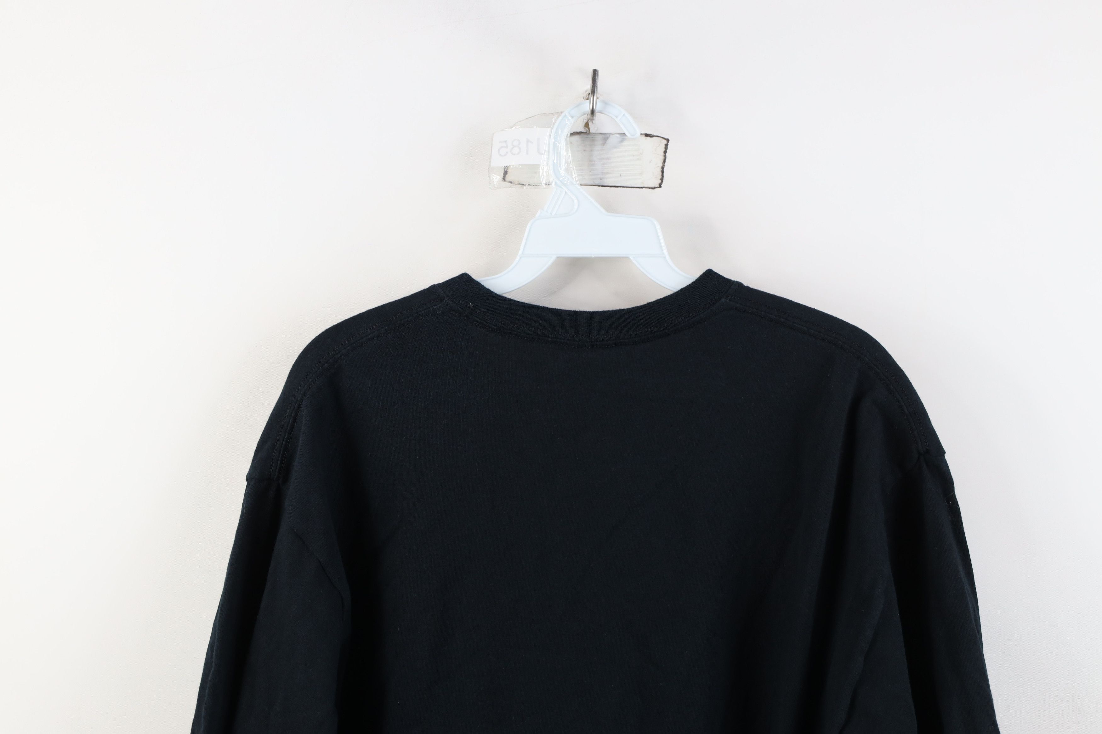 Vintage Vintage 90s Y2K Streetwear Short Sleeve T-Shirt Black Cotton Size US L / EU 52-54 / 3 - 11 Thumbnail