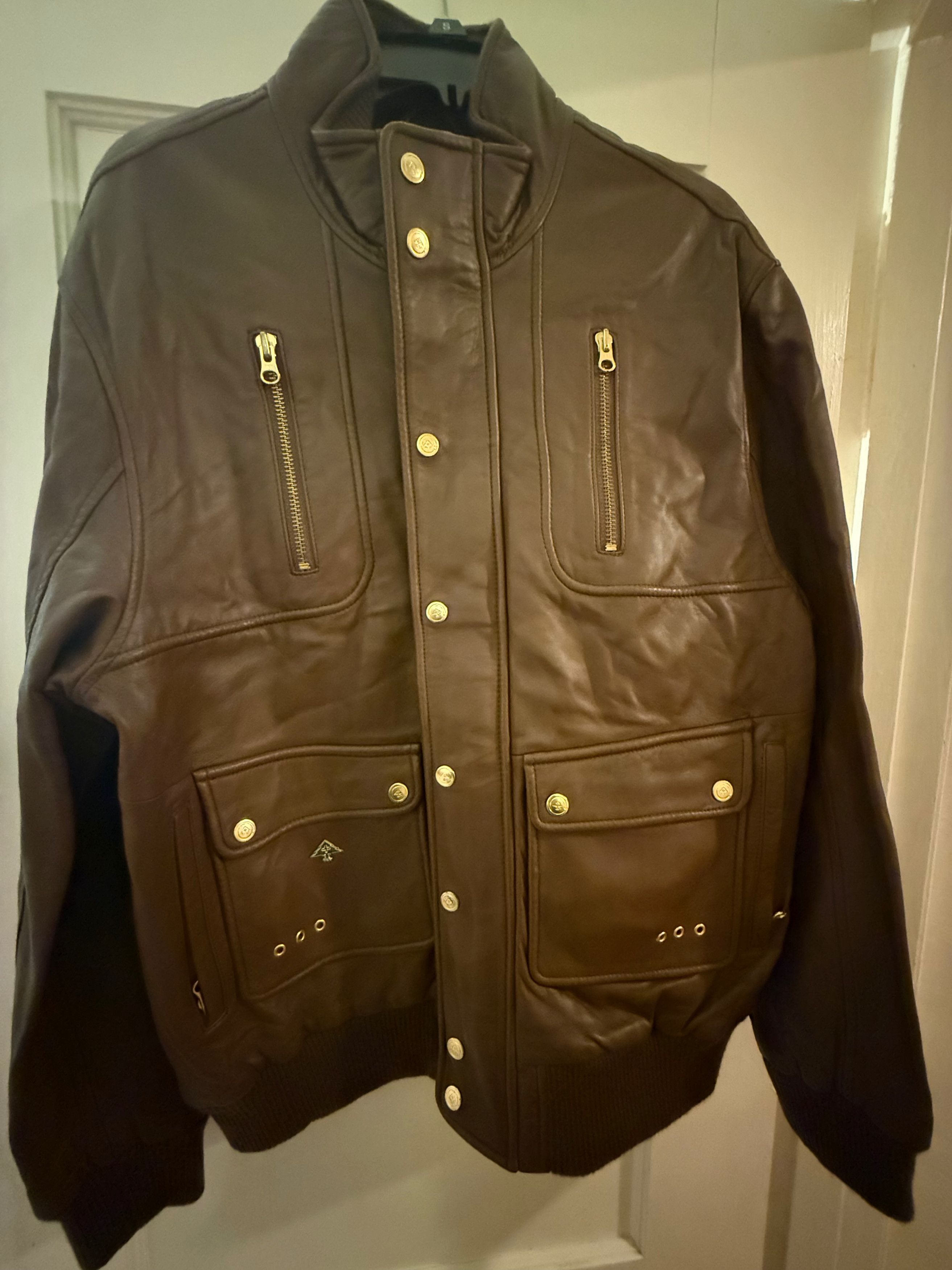 LRG Vintage LRG Lamb Of God Leather Jacket Size US M / EU 48-50 / 2 - 1 Thumbnail