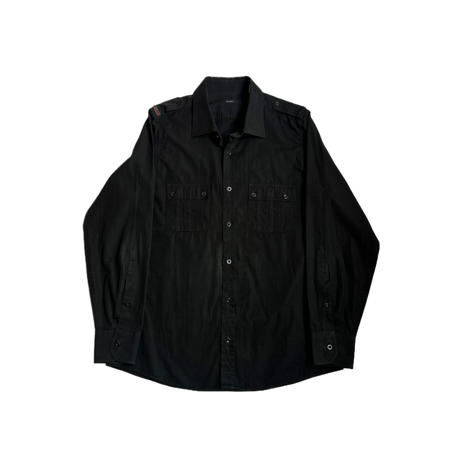 Gucci Gucci by Tom Ford Military Shirt Size US M / EU 48-50 / 2 - 1 Thumbnail