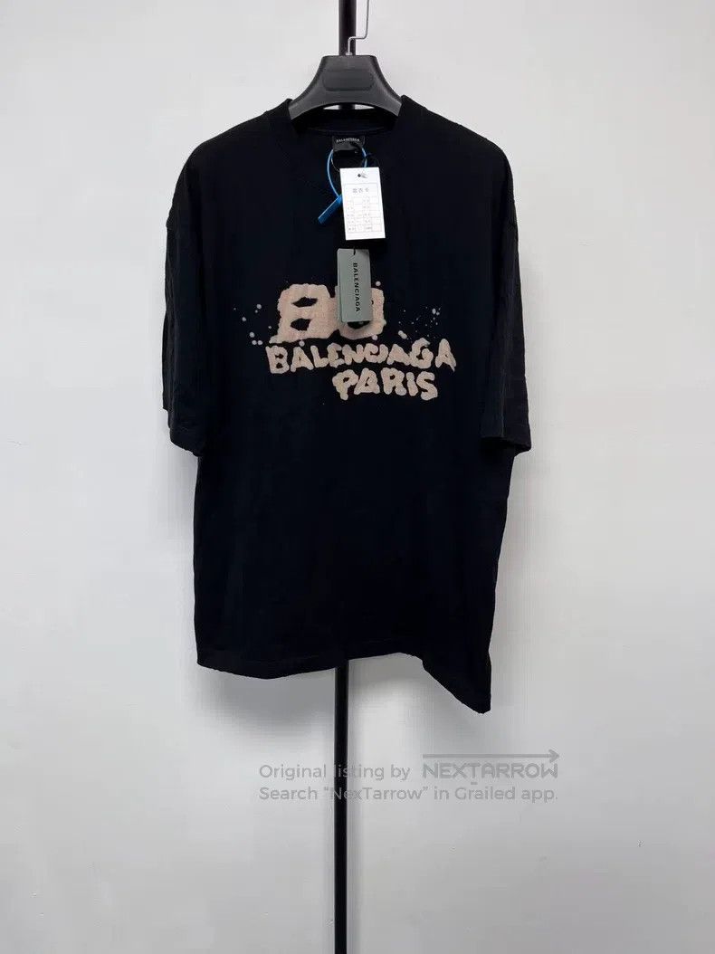 Balenciaga Balenciaga Letter print round-neck short-sleeve T-shirt re Size US M / EU 48-50 / 2 - 1 Thumbnail