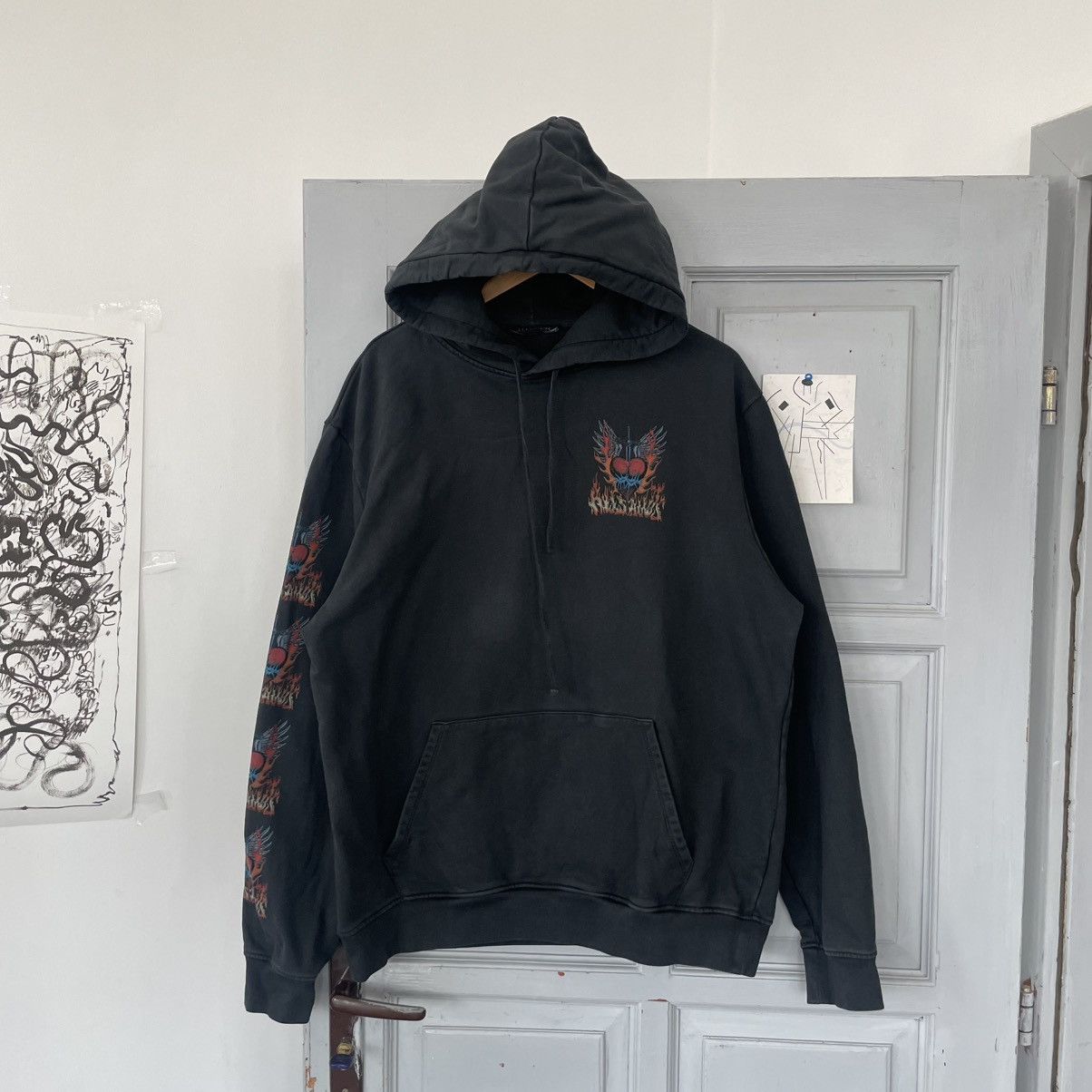 Allsaints Vintage Allsaits Big Logo Hoodie Style y2k Size US M / EU 48-50 / 2 - 5 Thumbnail
