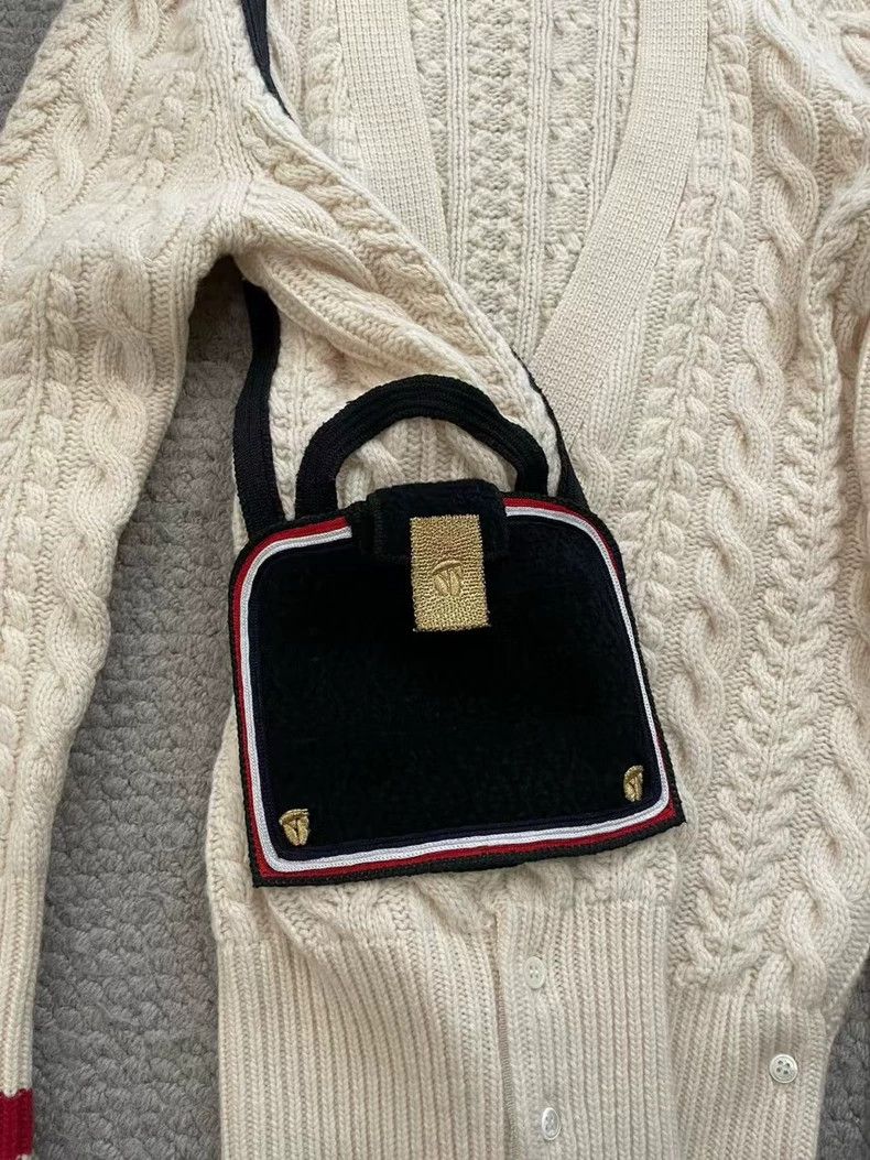 Thom Browne Thom browne Beige show embroidered backpack colorful stripe Size XS / US 0-2 / IT 36-38 - 6 Thumbnail