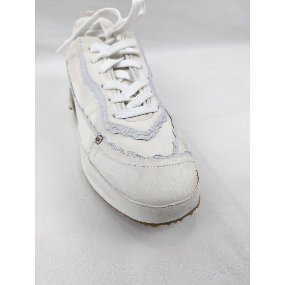 Loewe o1rshd1 Low-Top Leather Sneakers in White Size US 10 / EU 43 - 5 Thumbnail